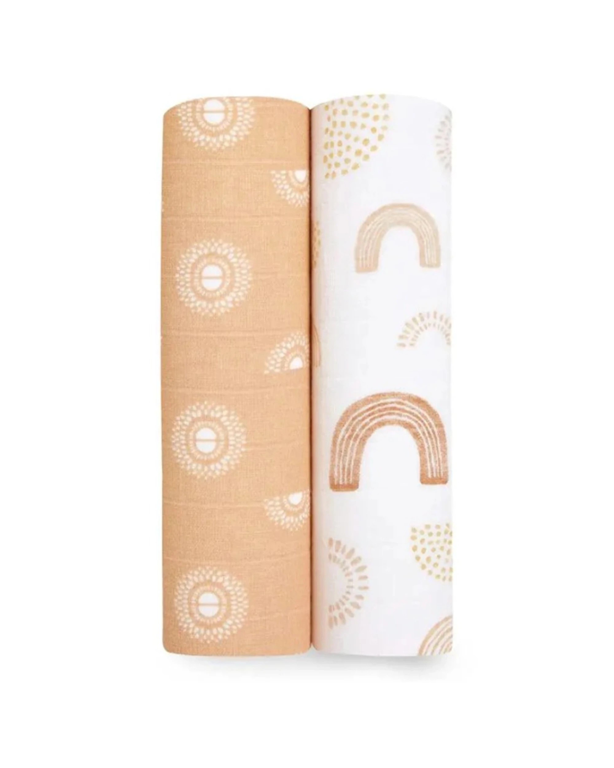 1 Aden and Anais 2pc Muslin Swaddles Keep Rising Soft Breathable 100% Cotton Set - Pattern, 1 of 3