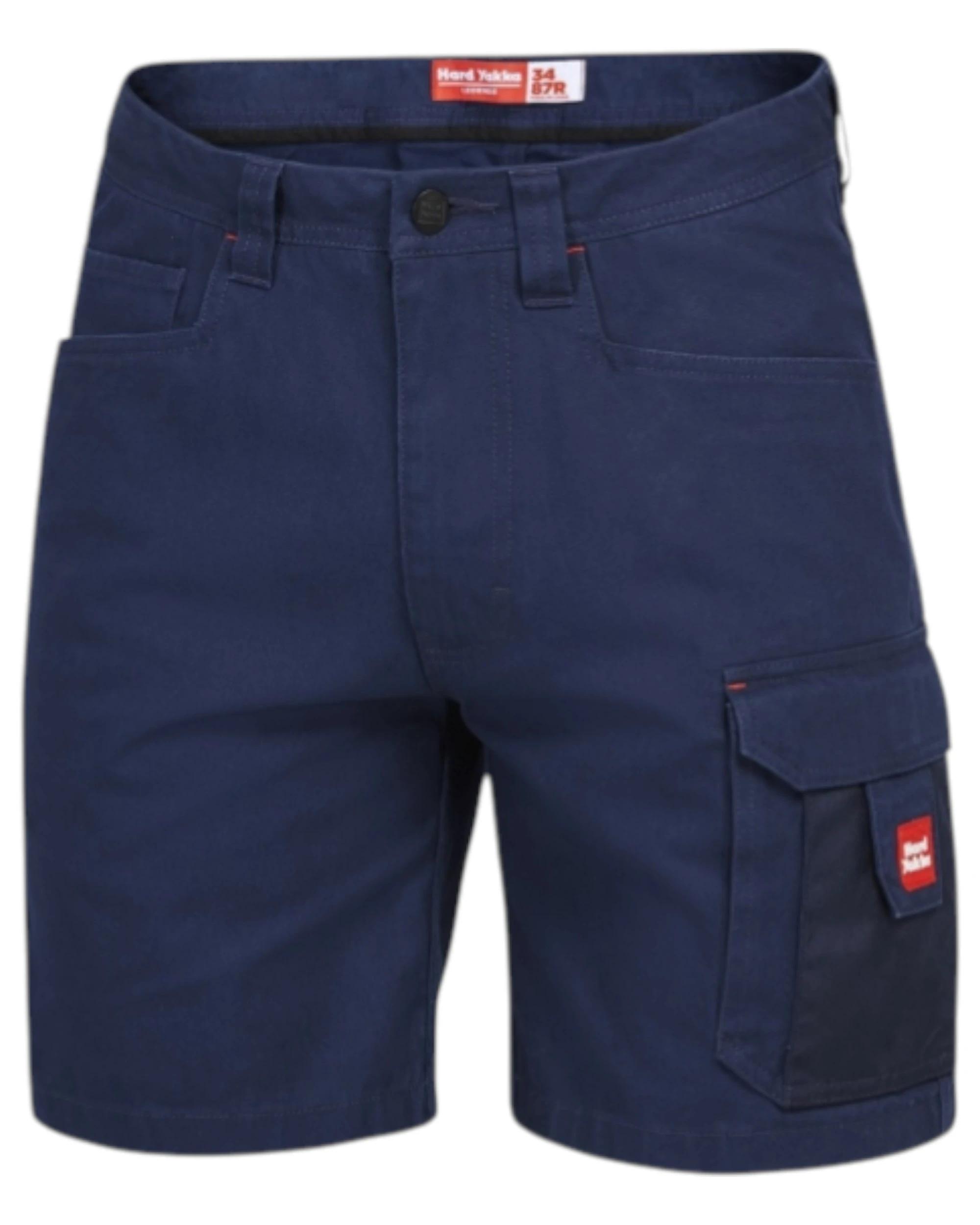 1 Hard Yakka Mens Legends Cargo Short Work Wear Navy NAVY, 1 of 6