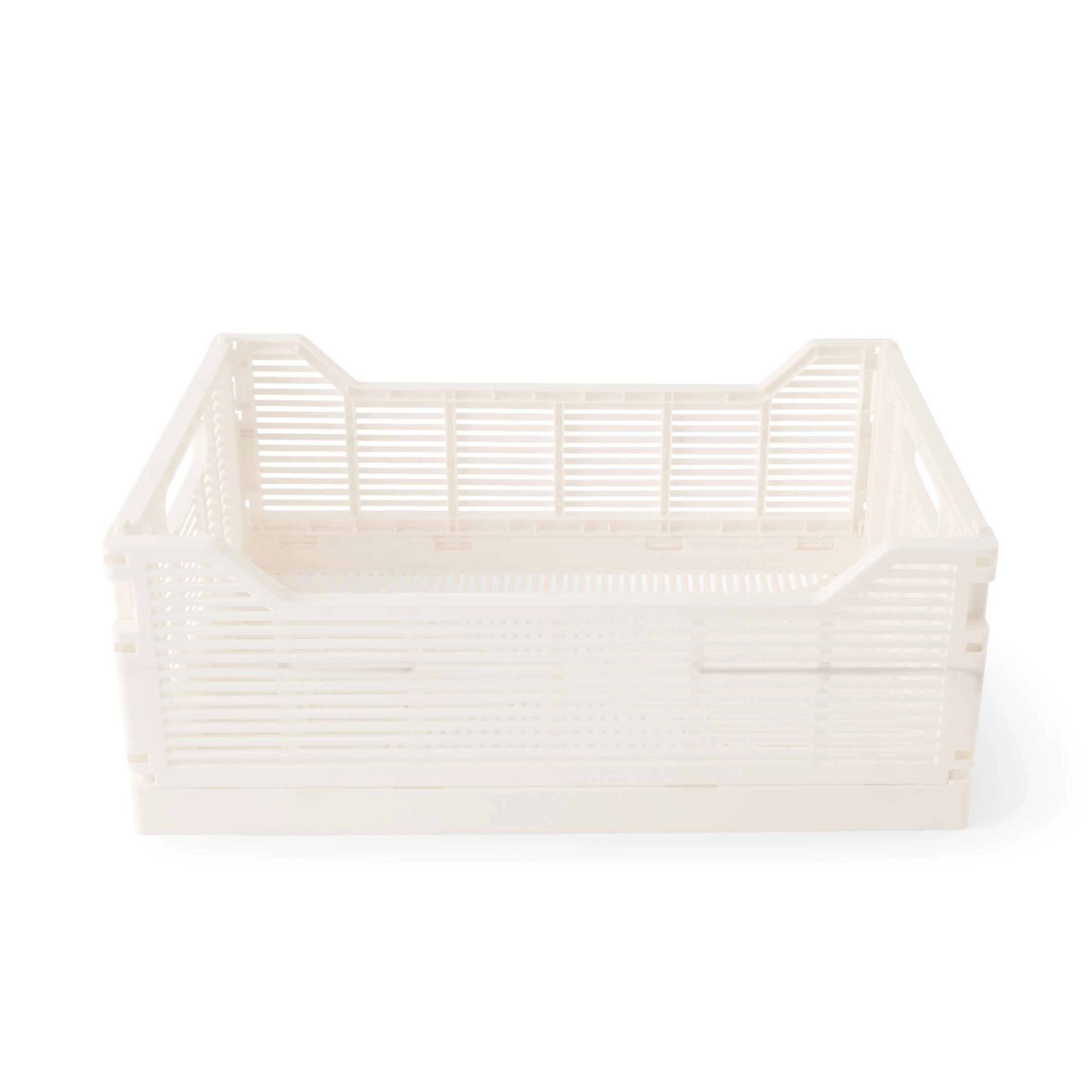 3 13L Linear Collapsible Crate - White, 3 of 6
