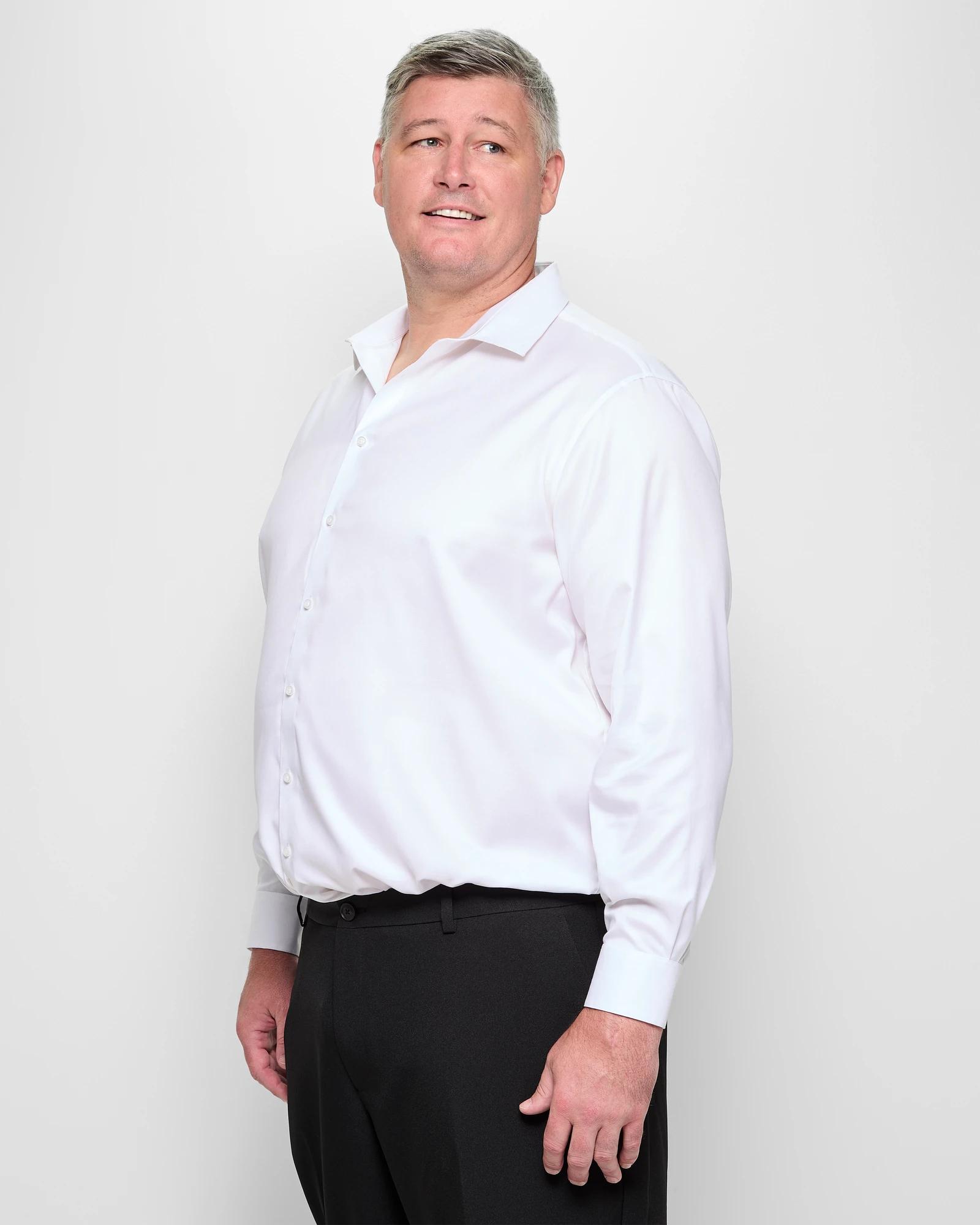 3 Target Plus Size Core Business Shirt WHITE, 3 of 5