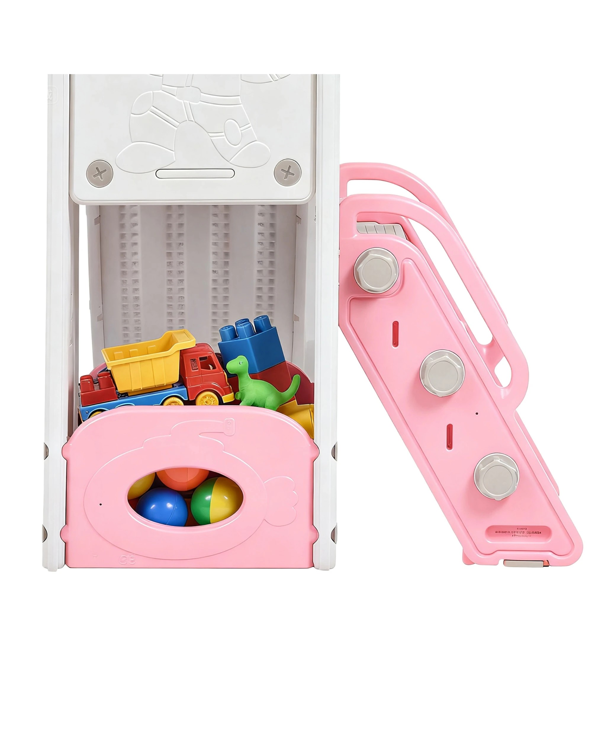 5 6 in 1 Toddler Slide Indoor Baby Slide Kids Playset Outdoor Playground, 5 of 10