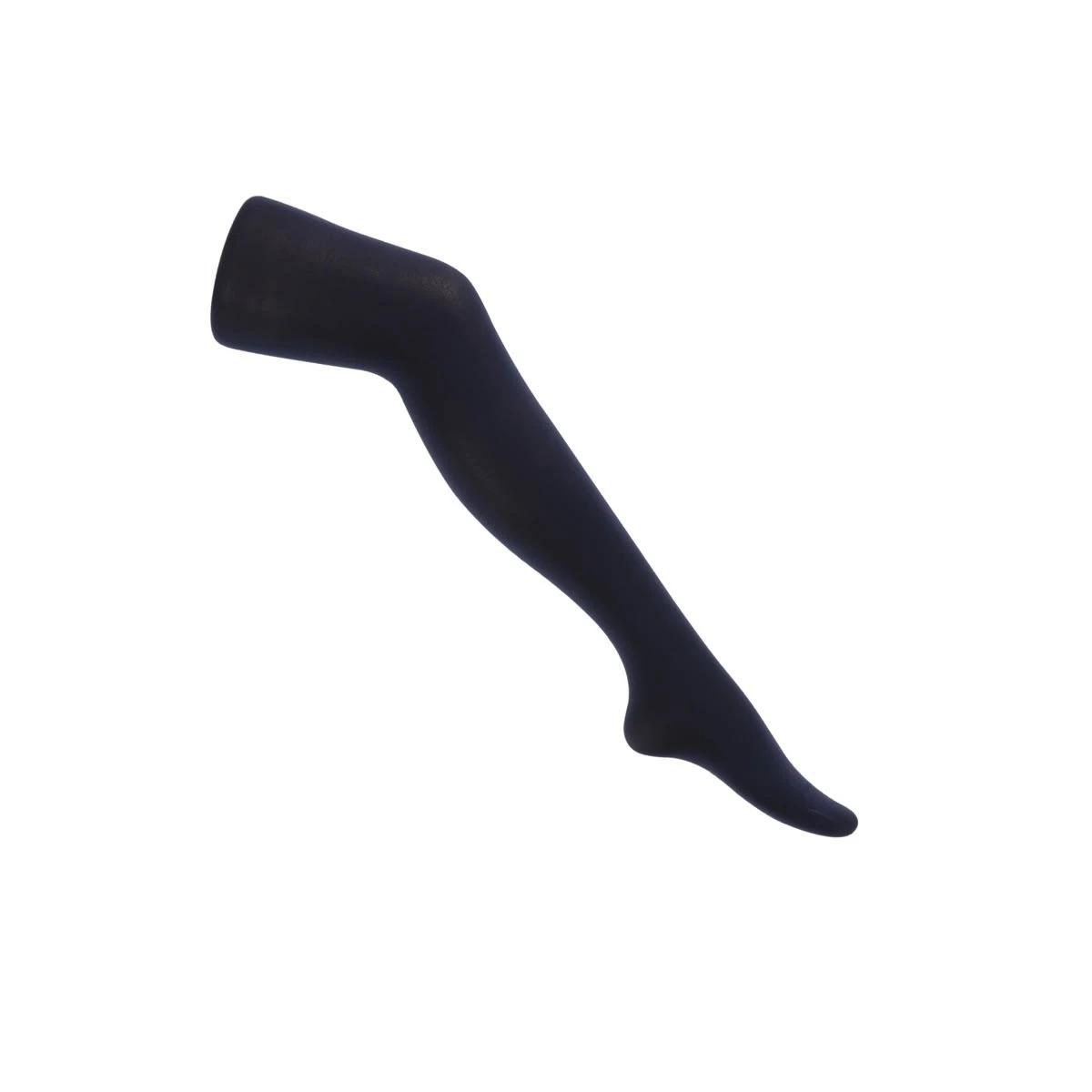 2 Opaque Cotton Blend Tights DEEP NAVY, 2 of 3