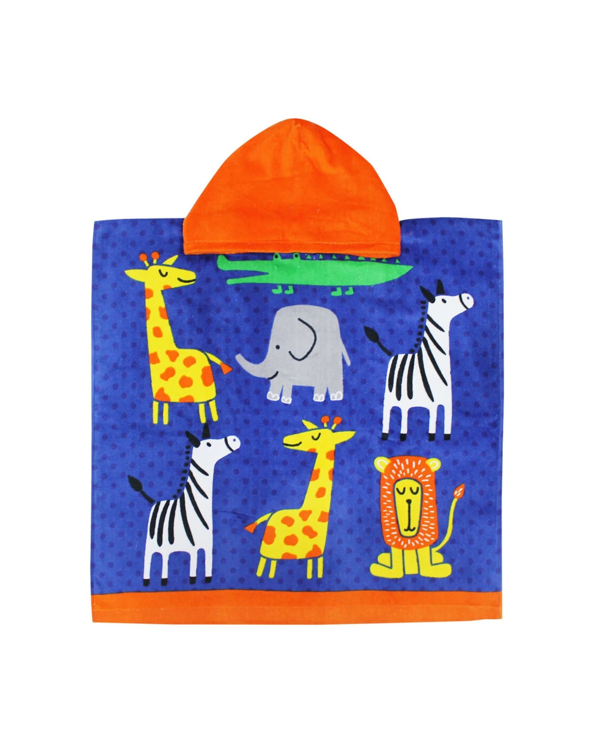 3 Onkaparinga Kids 60x120cm Absorbent Hooded Beach Towel Animals Cotton Softness
 - Multi, 3 of 3