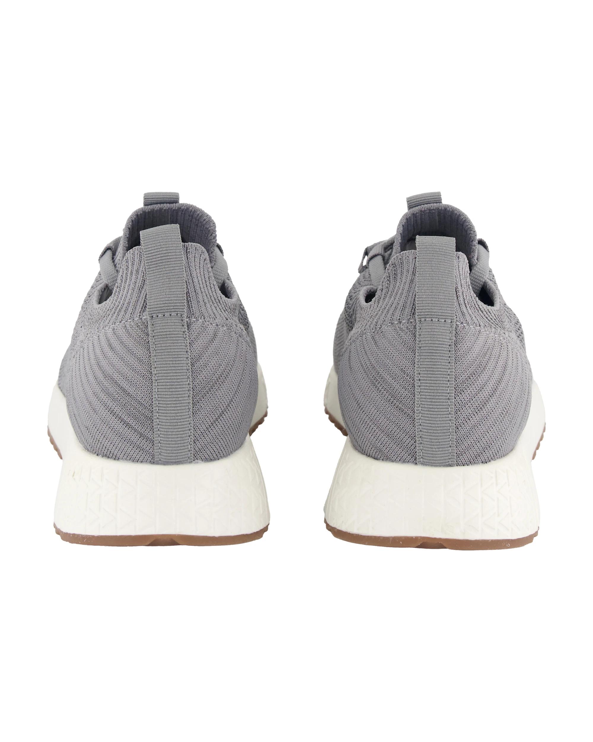 5 Knitted Lace Up Sneakers Grey Marle, 5 of 5