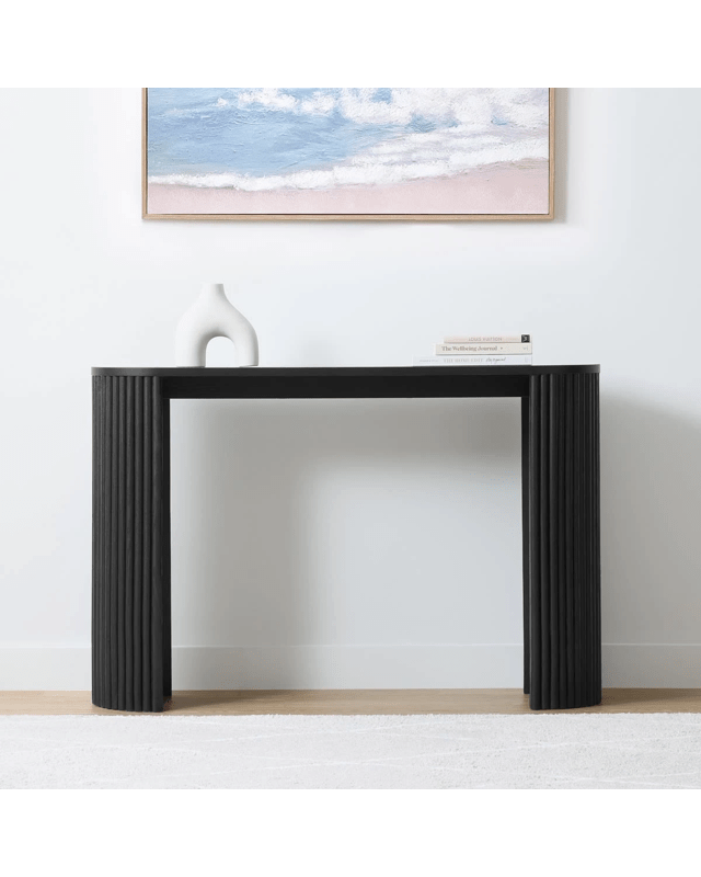 Ribbed Console Table - B