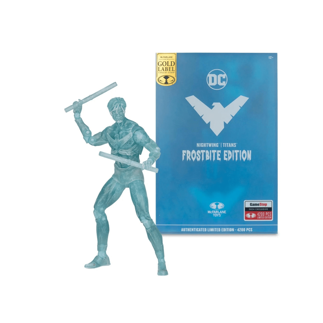 1 McFarlane Toys McFarlane Gold Label DC Multiverse Titans Nightwing Frostbite Edition 7 inch Figure, 1 of 6