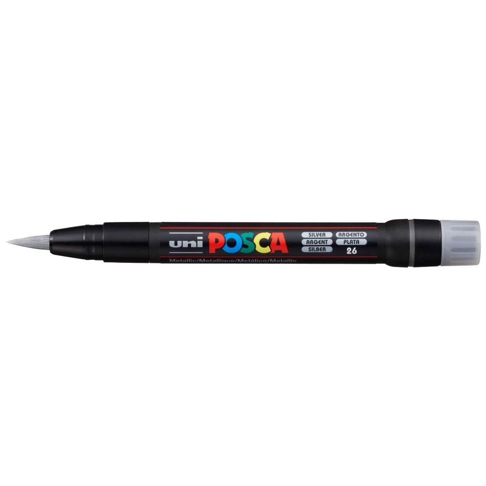 1 POSCA PCF 350 Paint Marker Silver, 1 of 8