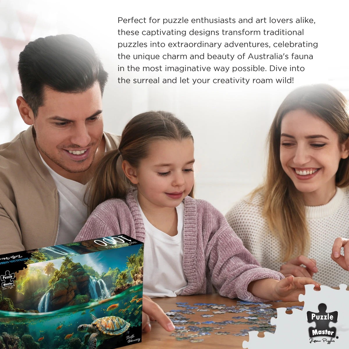 4 Puzzle Master Turtle Discovery 1000 Piece Jigsaw Puzzle, 4 of 7