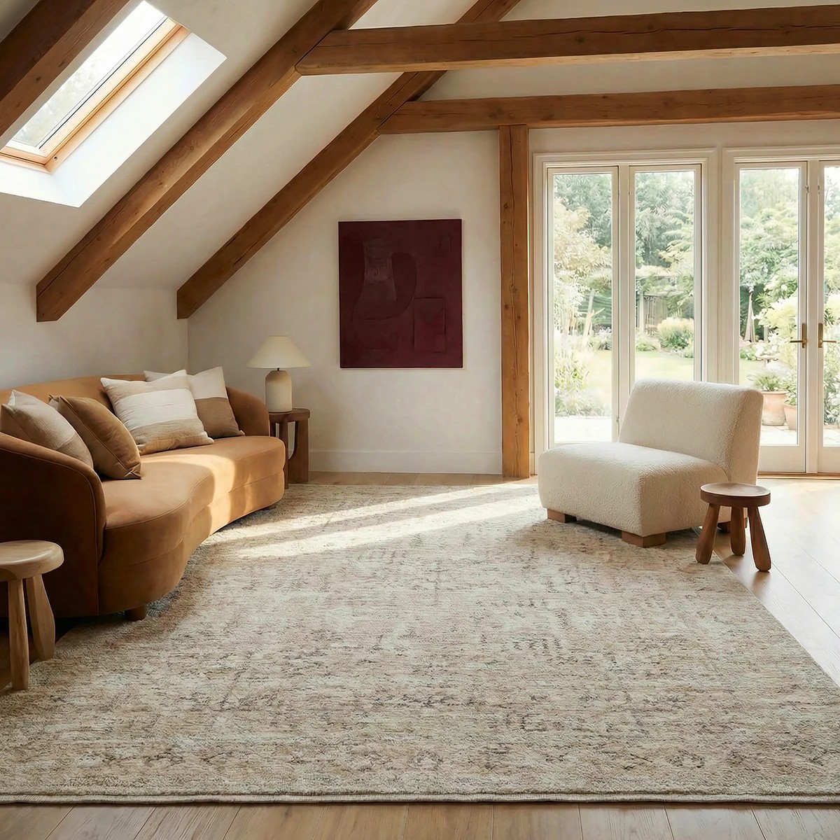 2 Common Ground Rugs Aegean Della 310x240cm - Extra Large Floor Rug - Natural, 2 of 9