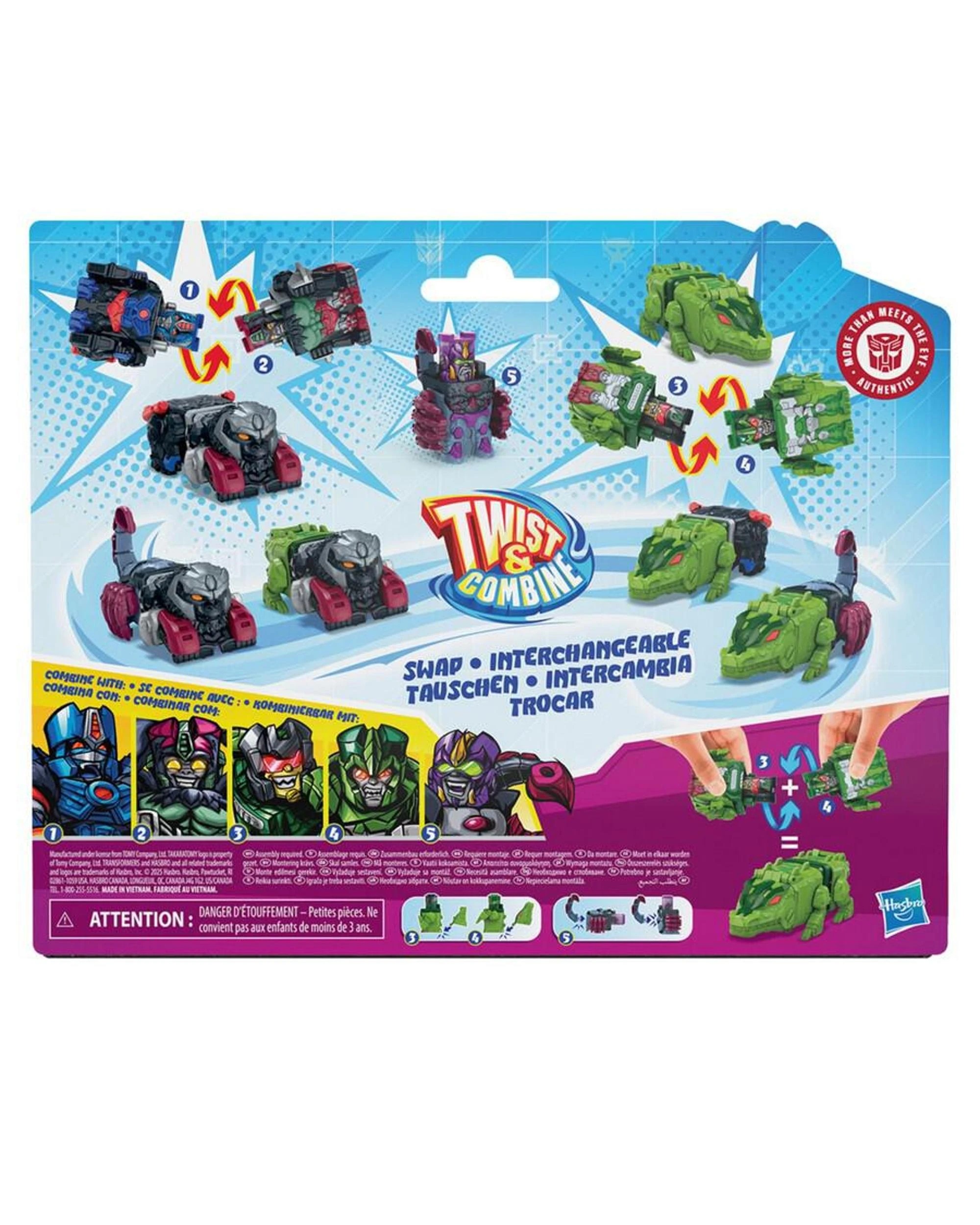 4 Transformers Swapticons Wild Jungle Mission Action Figure 5 Pack, 4 of 4