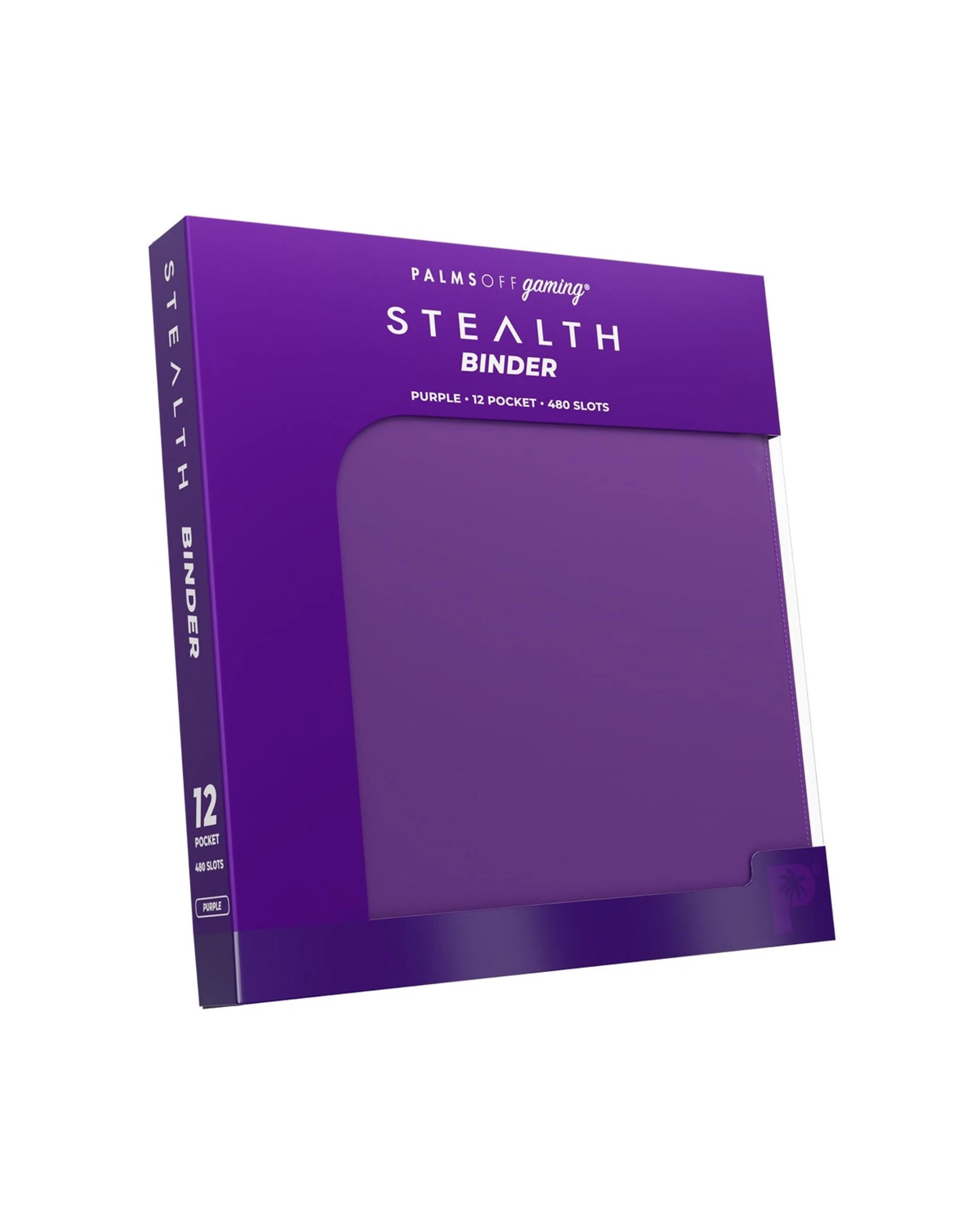 8 Palms Off Gaming Stealth 12 Pocket Zip Binder - Purple, 8 of 8