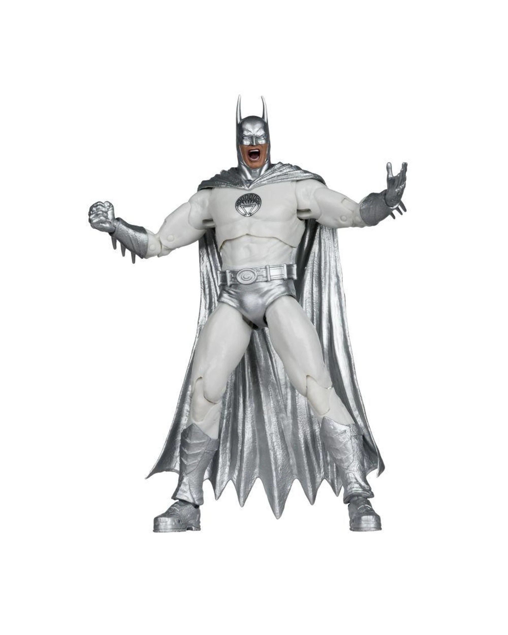2 McFarlane DC Multiverse Brightest Day White Lantern Batman Platinum Edition 7 inch Action Figure, 2 of 9