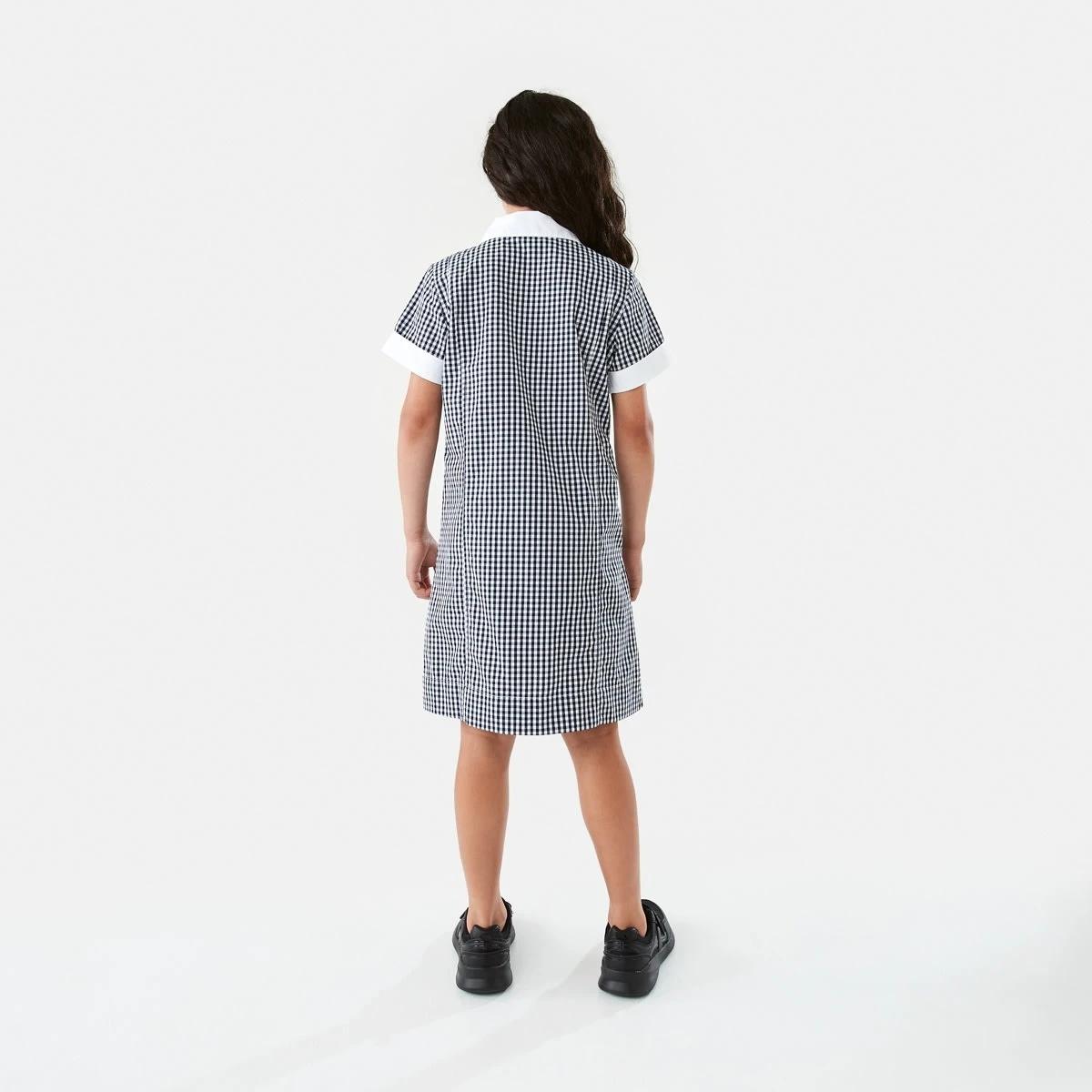 8 School Dress Blu Gngham, 8 of 10