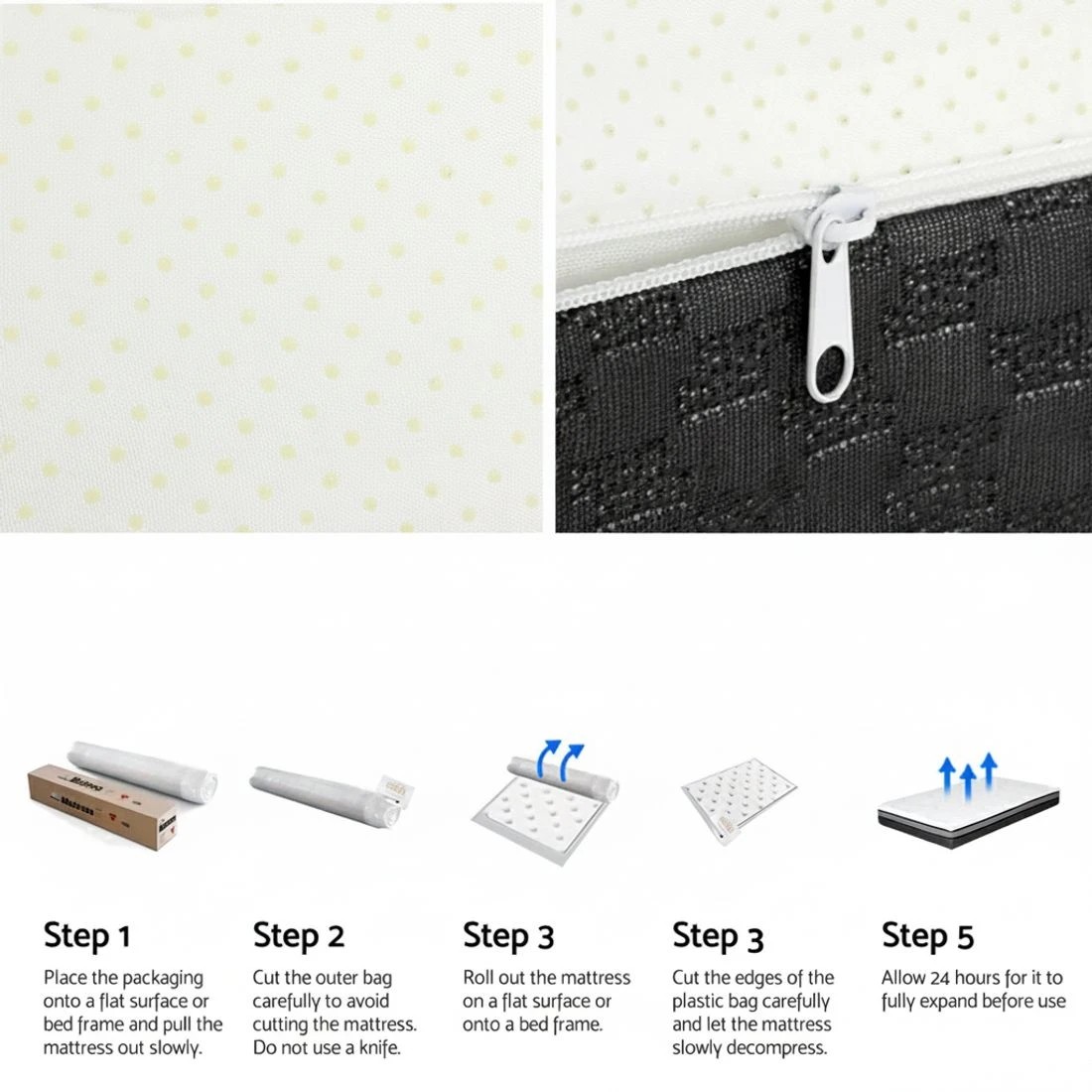 7 Giselle Bedding Memory Foam Mattress Bed Cool Gel Non Spring 25cm Single - Single Bed - Multi, 7 of 7