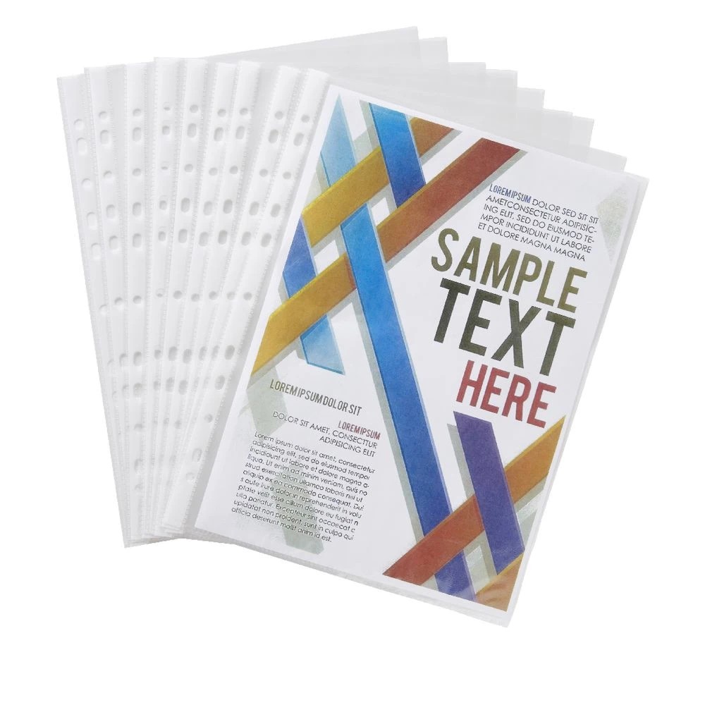 5 Keji Sheet Protector A4 Light Weight 10 Pack, 5 of 5
