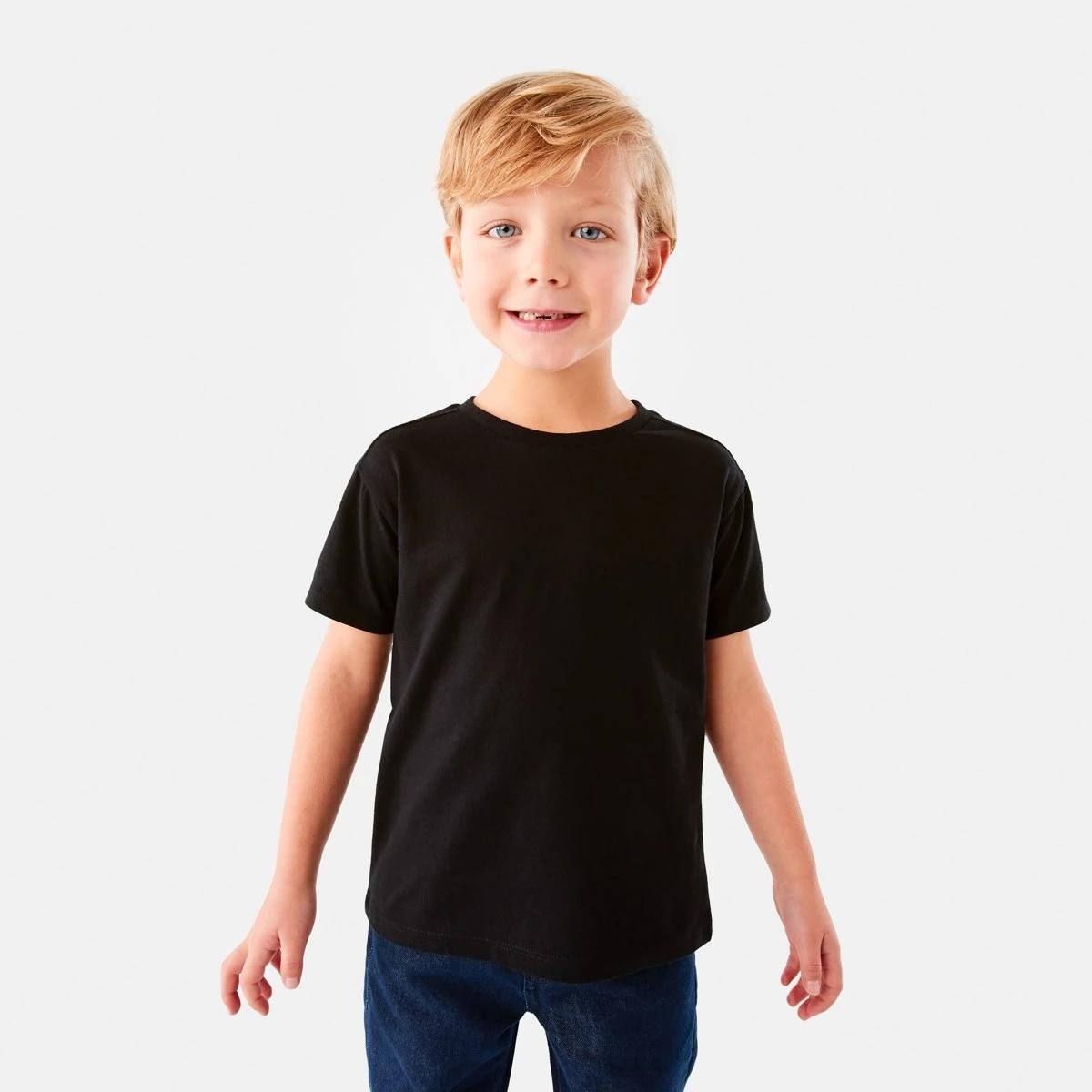 1 Plain T-shirt Black, 1 of 8