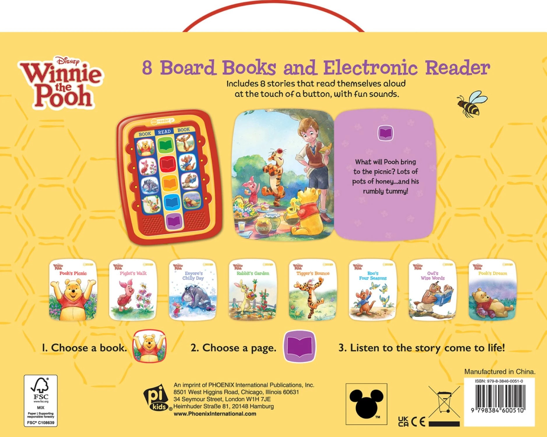 3 Disney Winnie the Pooh Friendly Stories - Book, 3 of 5