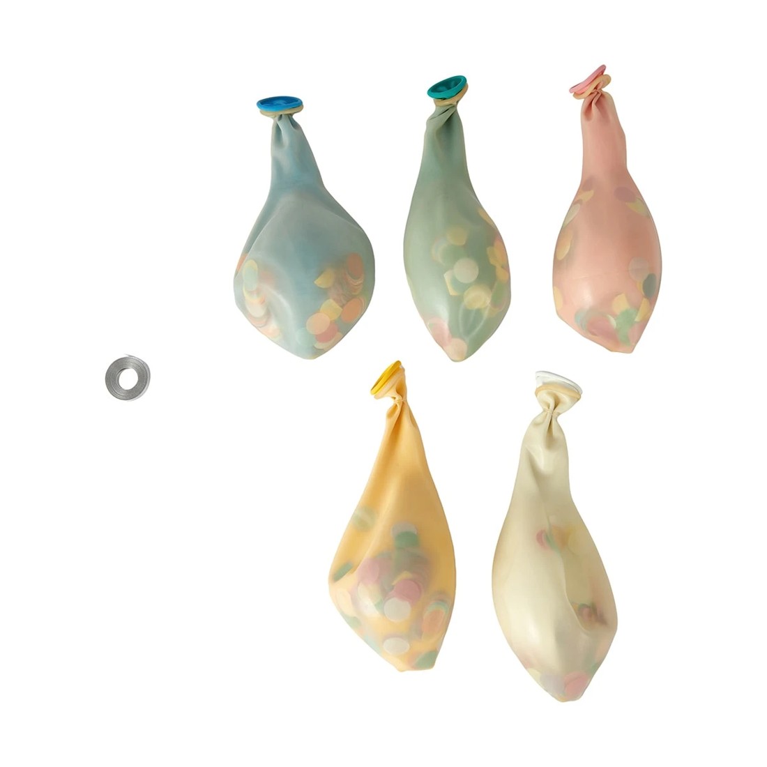 5 5 Pack Confetti Balloons, 5 of 7