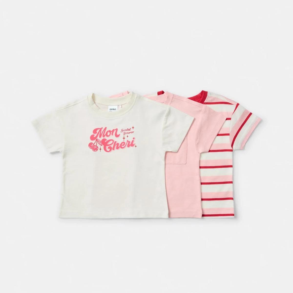 1 3 Pack Short Sleeve T-shirt MON CHERI, 1 of 8