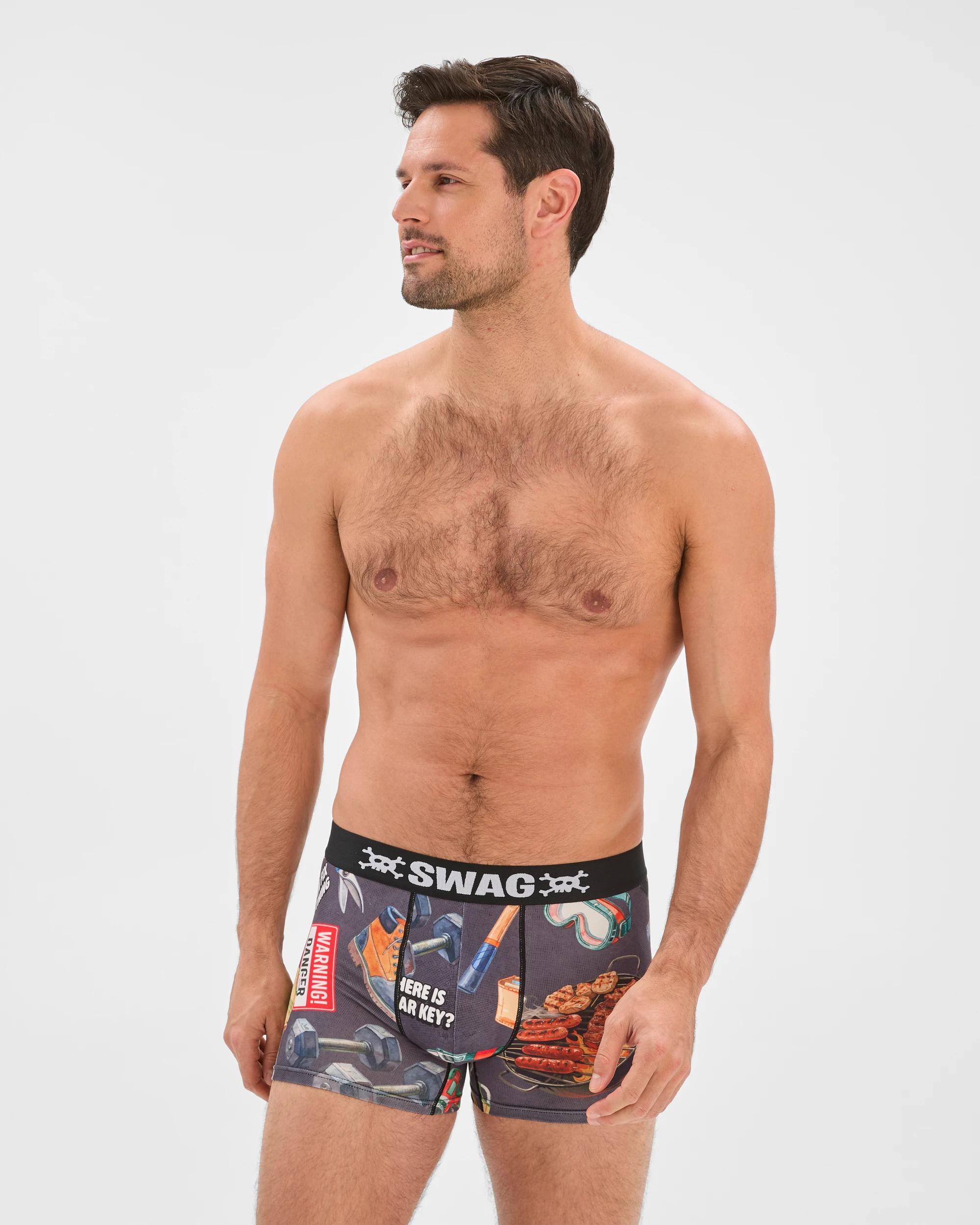 1 Swag  Trunks - I Can Fix Anything GREY, 1 of 4