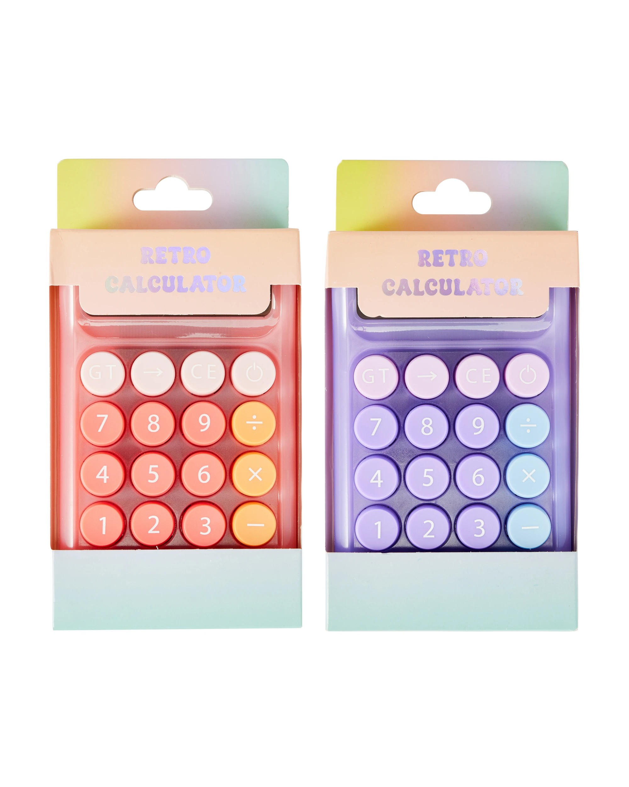 5 Retro Calculator - Assorted, 5 of 6