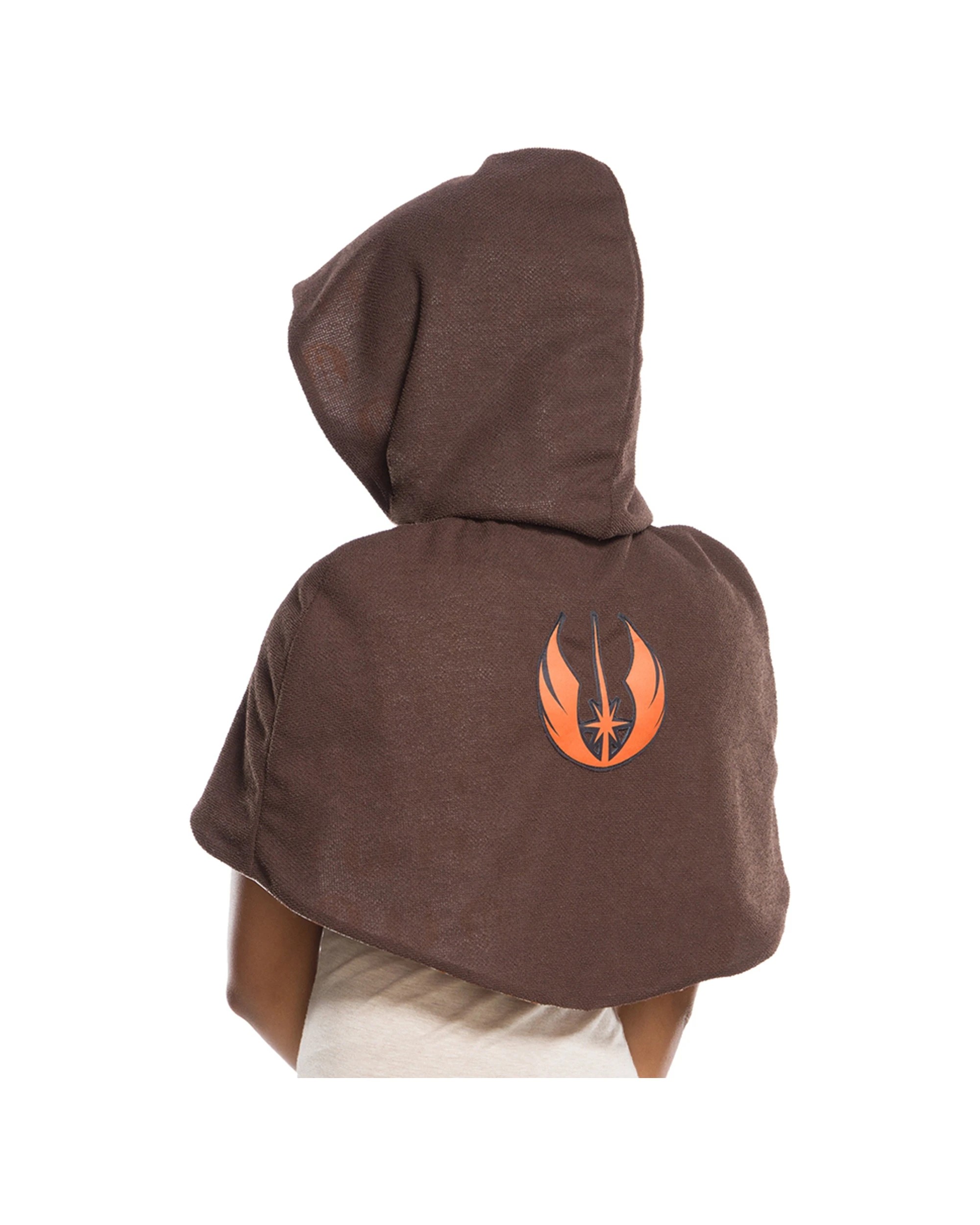 3 Star Wars Jedi Hooded Cape Costume Accessory Adult - Cosplay Party Wear - Brown, 3 of 3