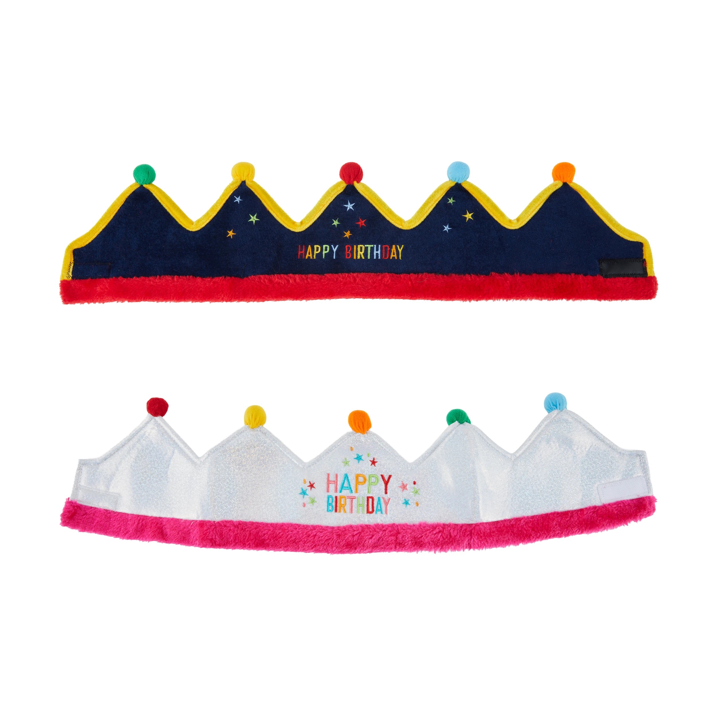 5 Birthday Fabric Crown - Assorted, 5 of 6