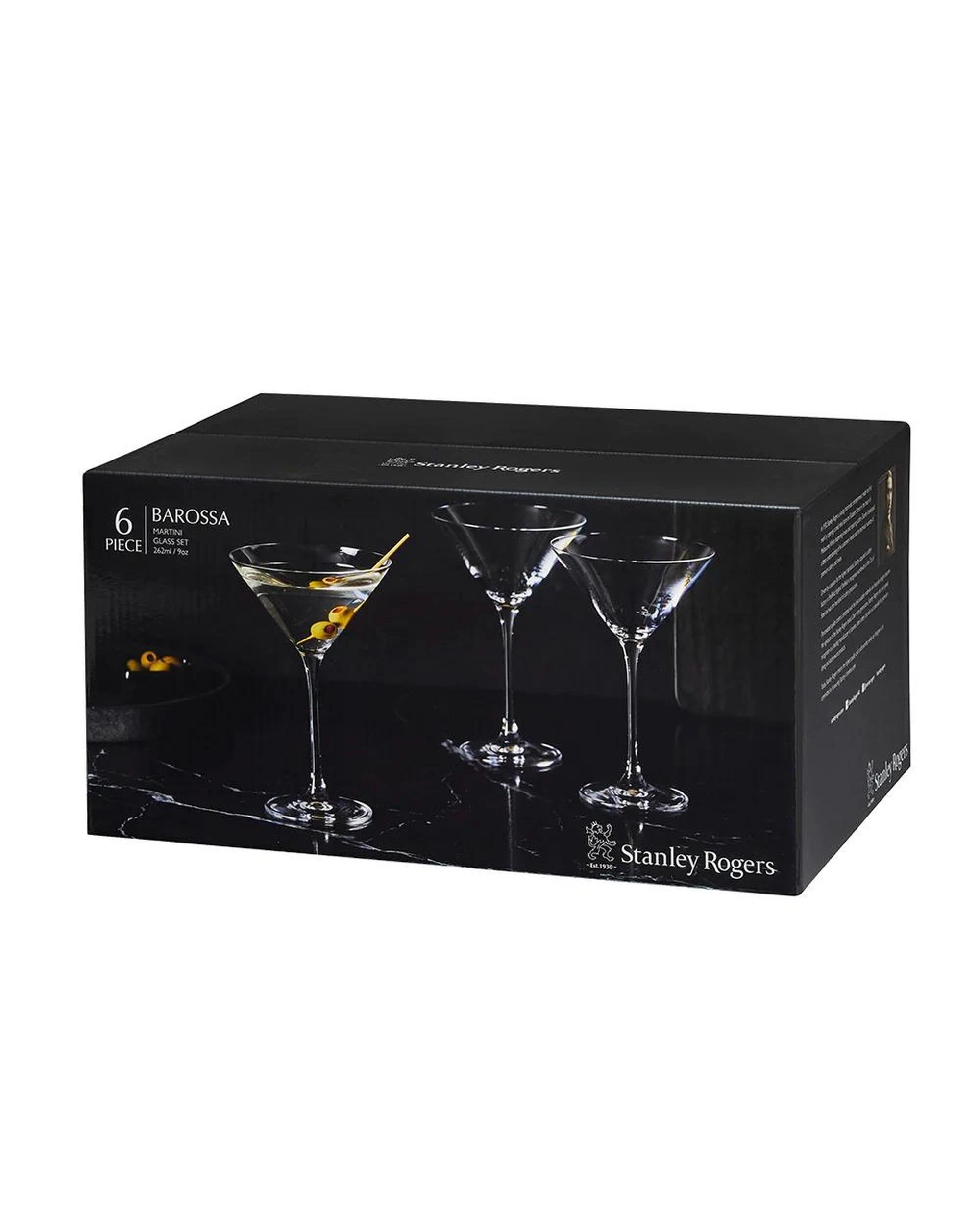 1 Stanley Rogers Barossa Martini Glass 262ml  Set of 6 - Clear, 1 of 4