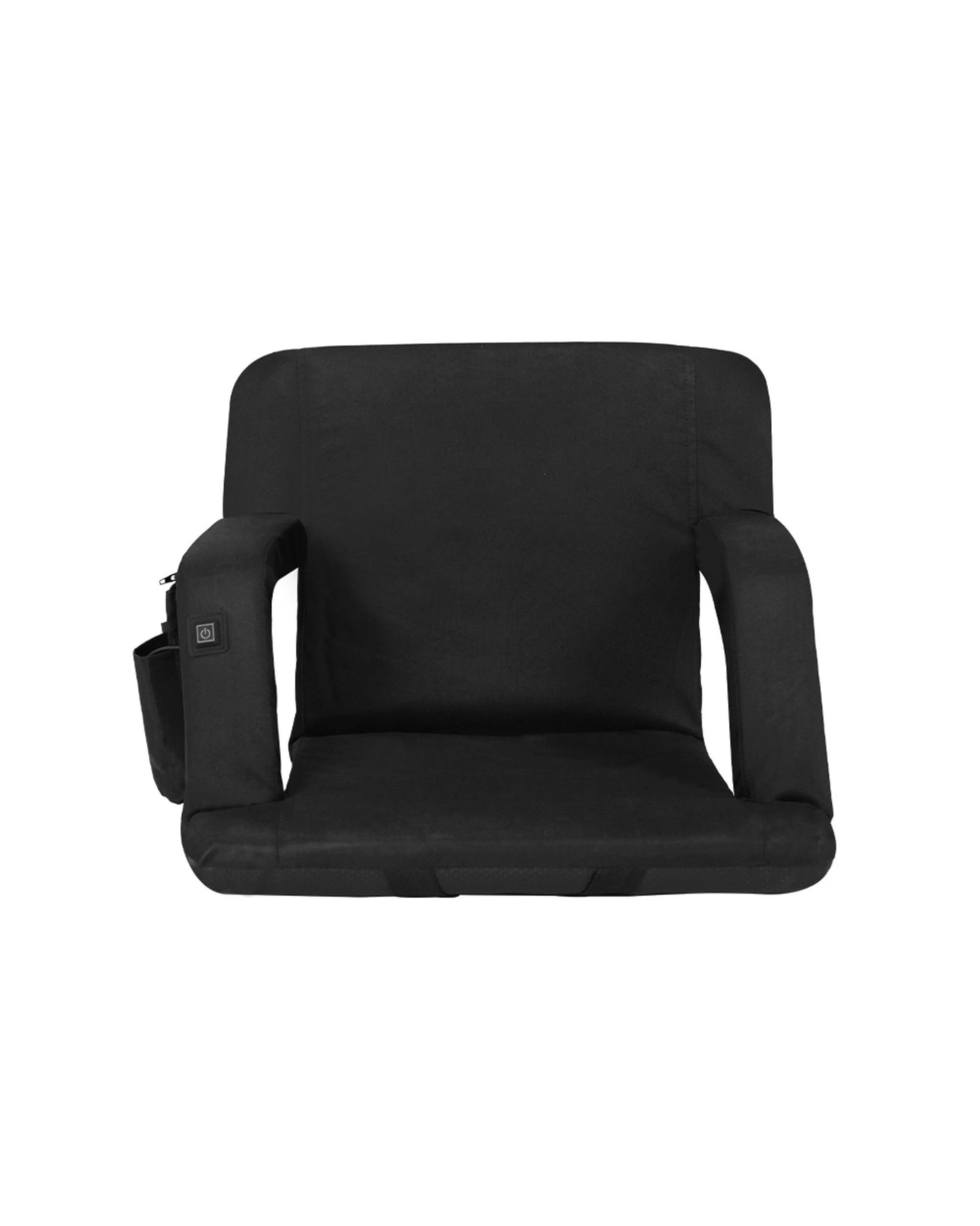 2 Artiss Floor Lounge Sofa Bed With Armrest Heated Cushion
 - Black, 2 of 2