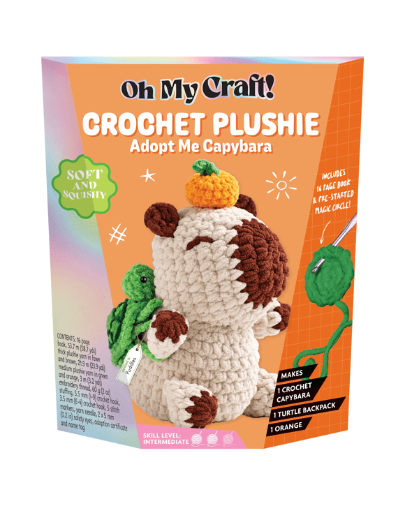 Oh My Craft! Crochet Plushie Adopt Me Capybara