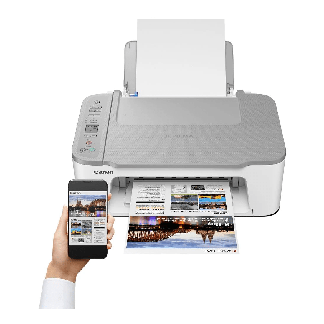 8 Canon PIXMA TS3465WH Multifunction Home Printer, 8 of 9