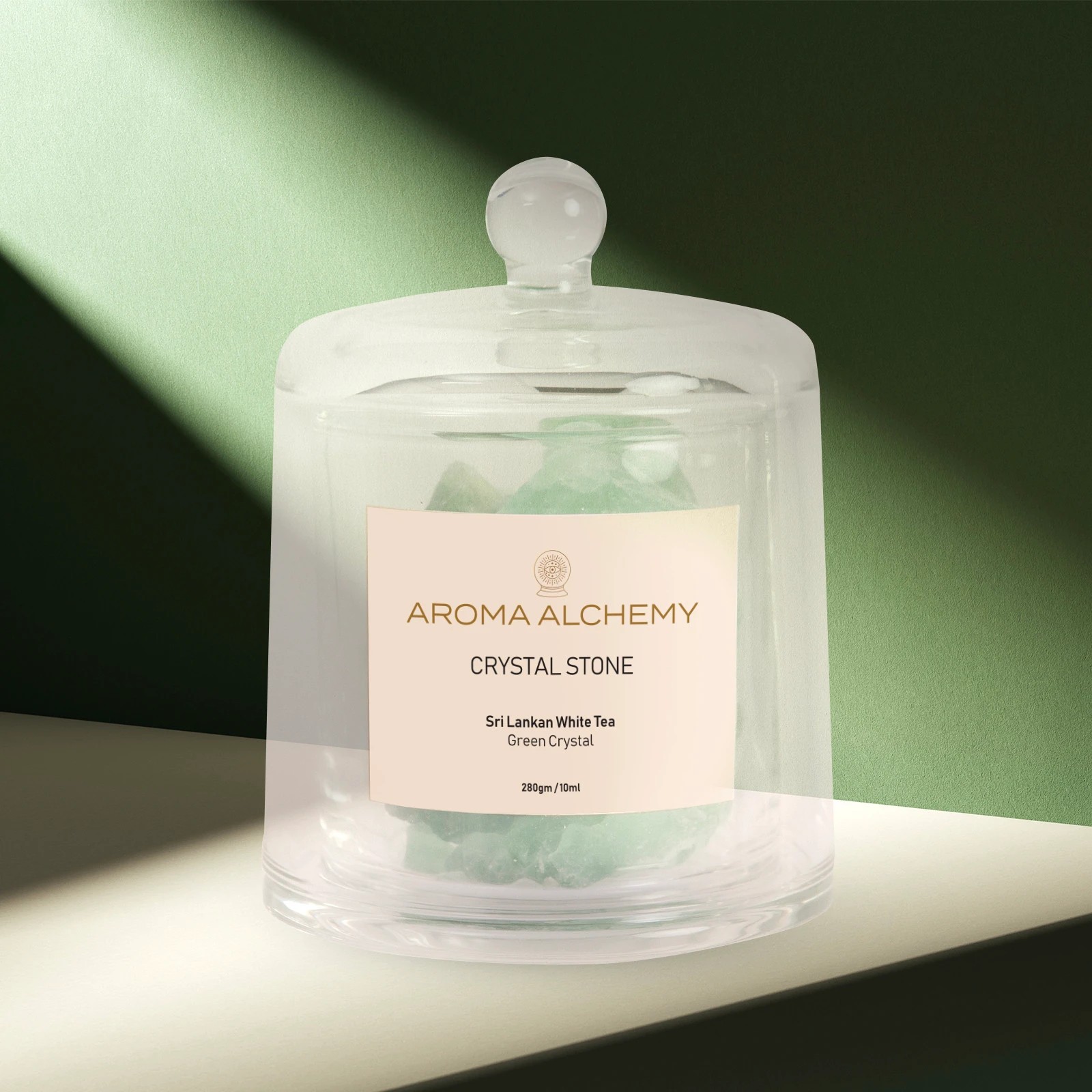 1 PureSpa Aroma Alchemy Aroma Stones 10ML Sri Lankan White Tea - Green, 1 of 1