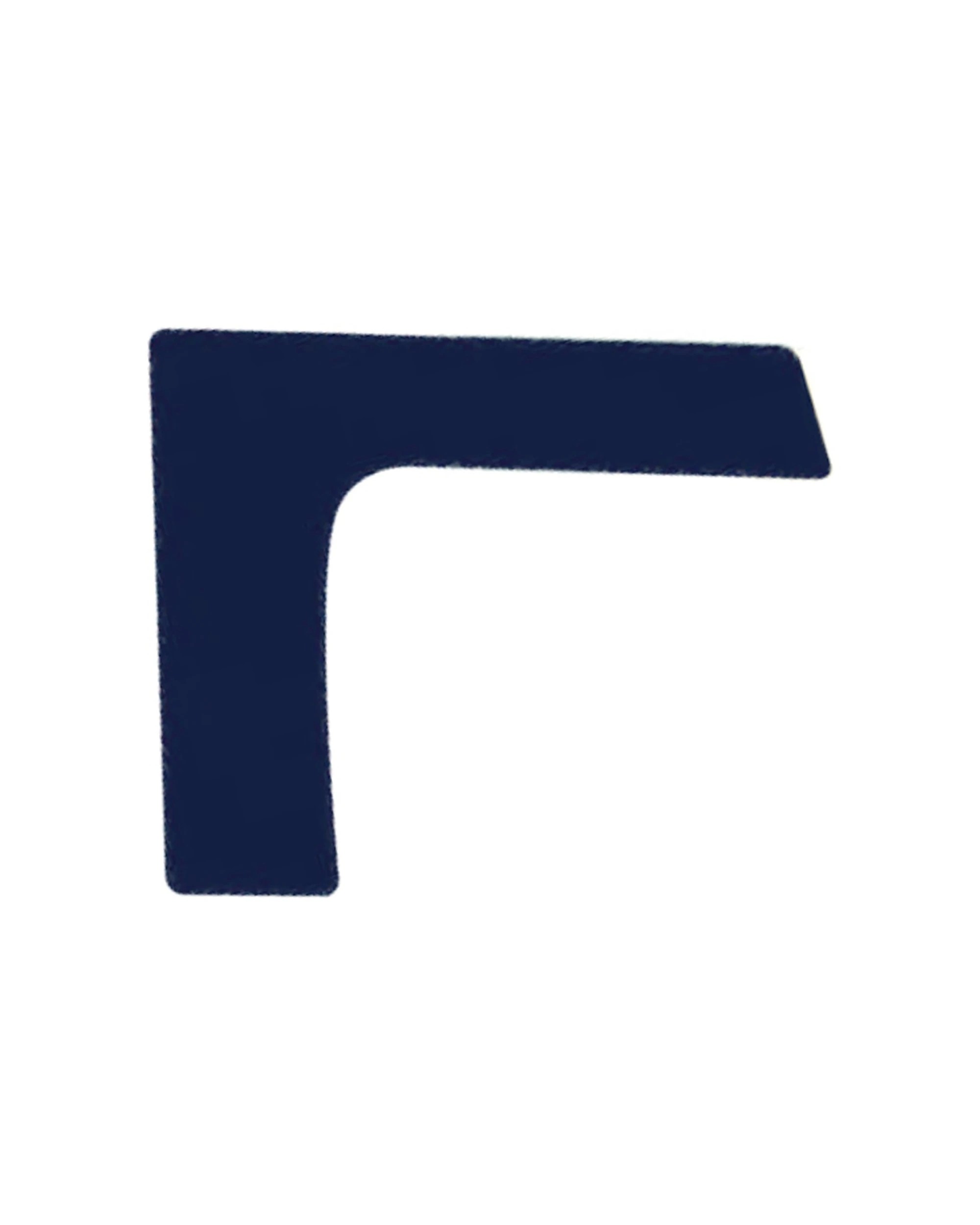 1 Victor Sports Floor Marker Corner Durable Non-Slip Rubber 25x25x7cm - Blue, 1 of 1