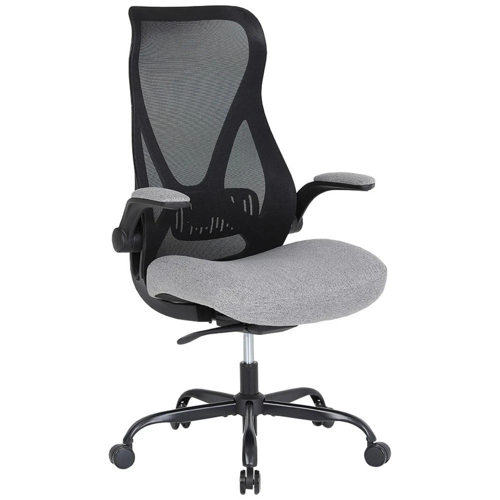 1 J.Burrows Kingston Ergonomic Fabric Chair Grey Ergonomic Chairs and Desk Chairs, 1 of 10