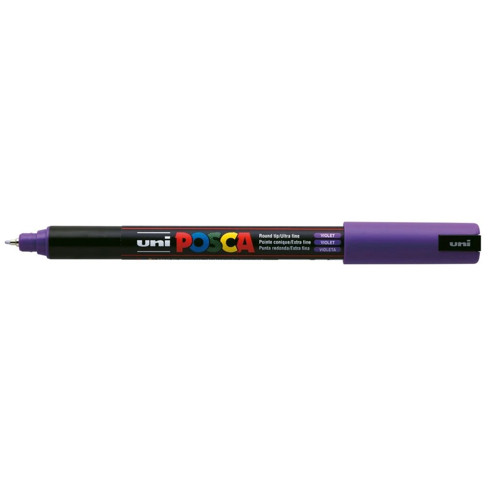 1 POSCA PC 1MR Paint Marker Violet, 1 of 6