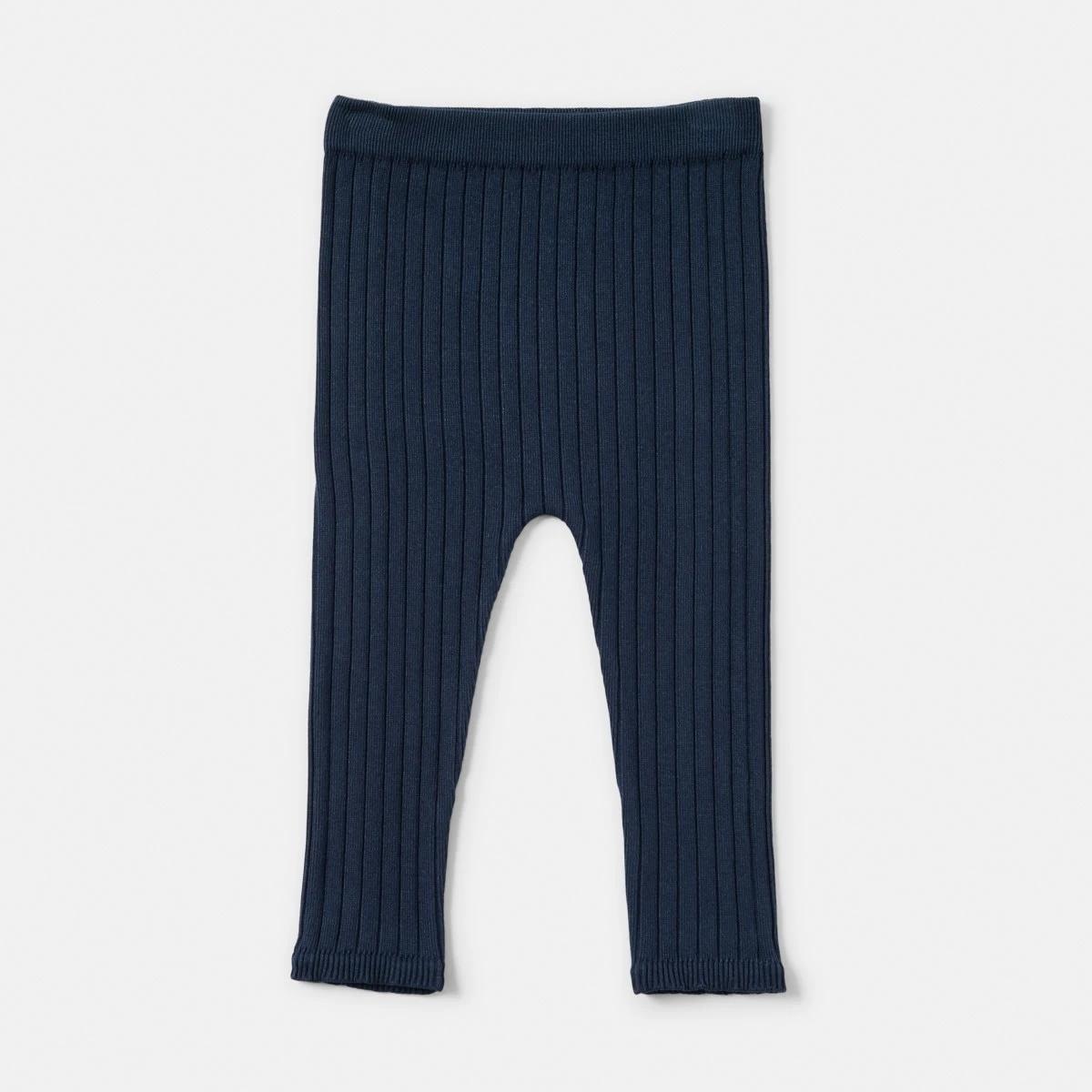 4 2 Pack Rib Leggings Nvy Marle, 4 of 6