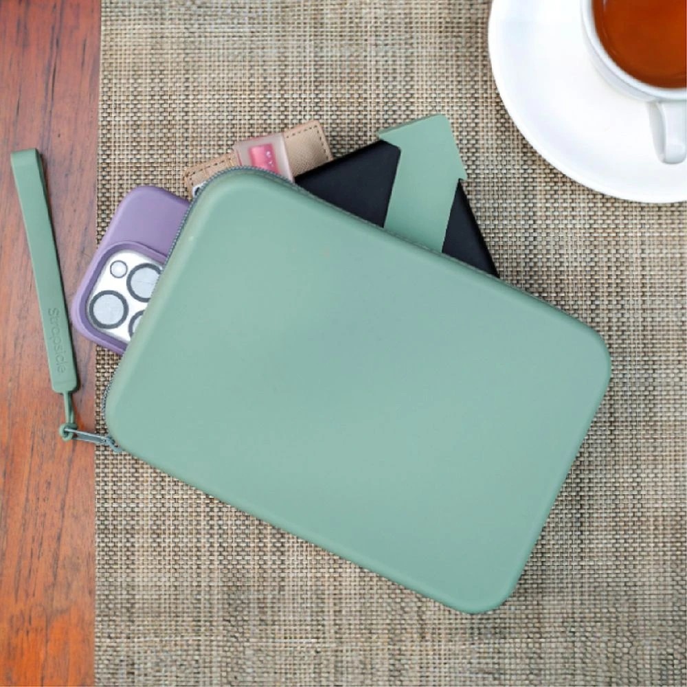 3 Strapsicle Clutch for Kindle Sage Green, 3 of 3