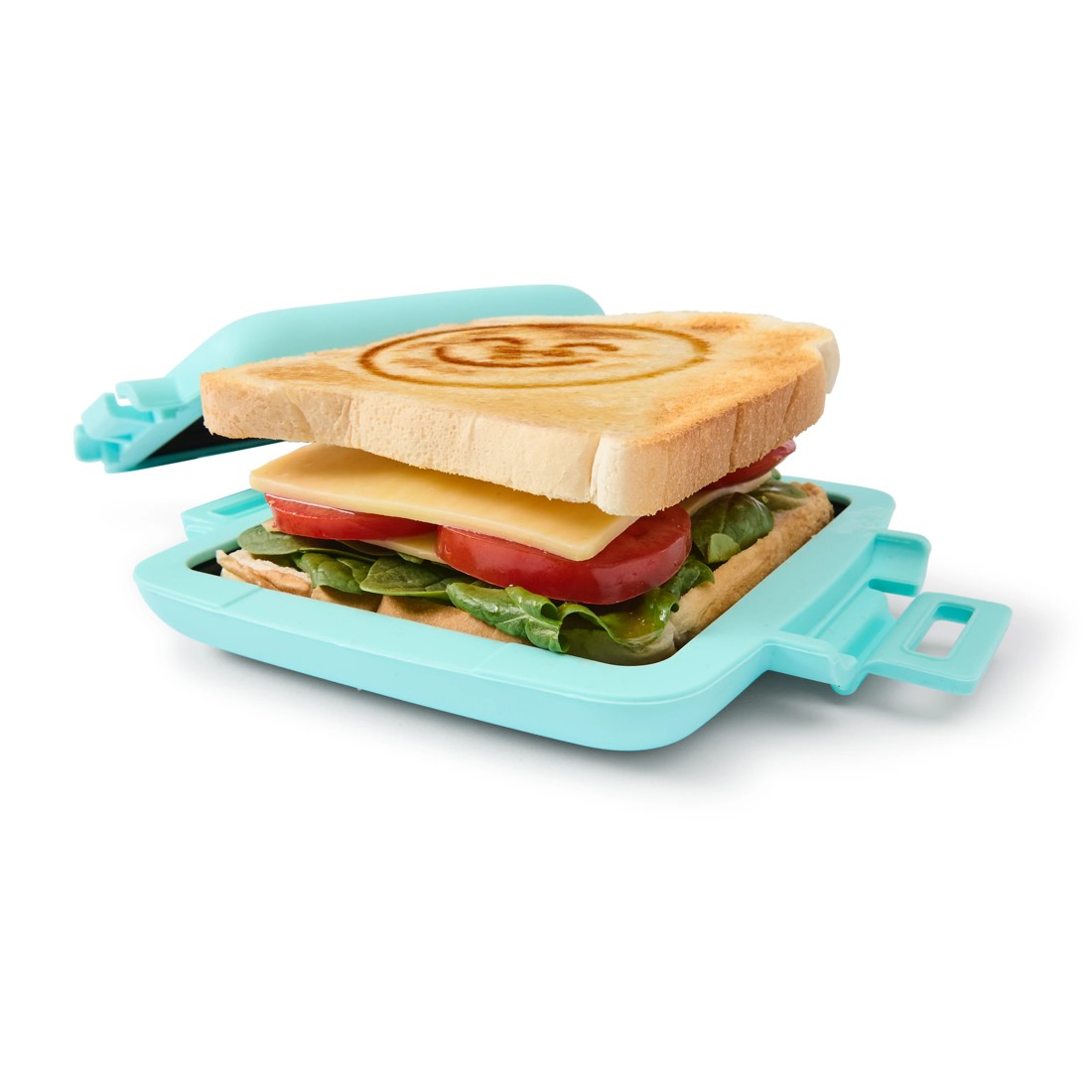 1 Microwave Toastie - Green, Smiley, 1 of 10