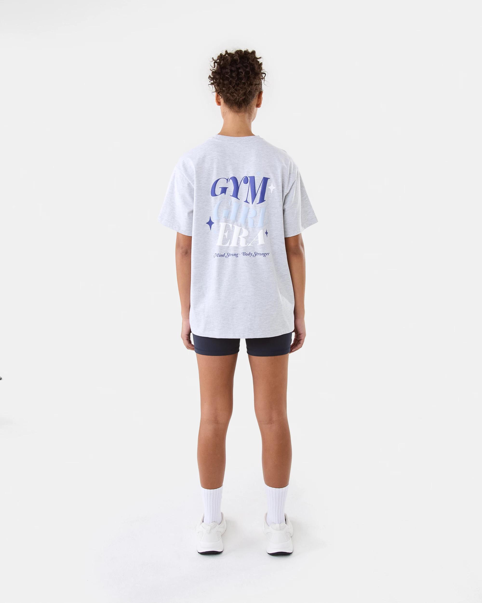 3 Active Womens Oversized Gym T-shirt Heather, 3 of 8