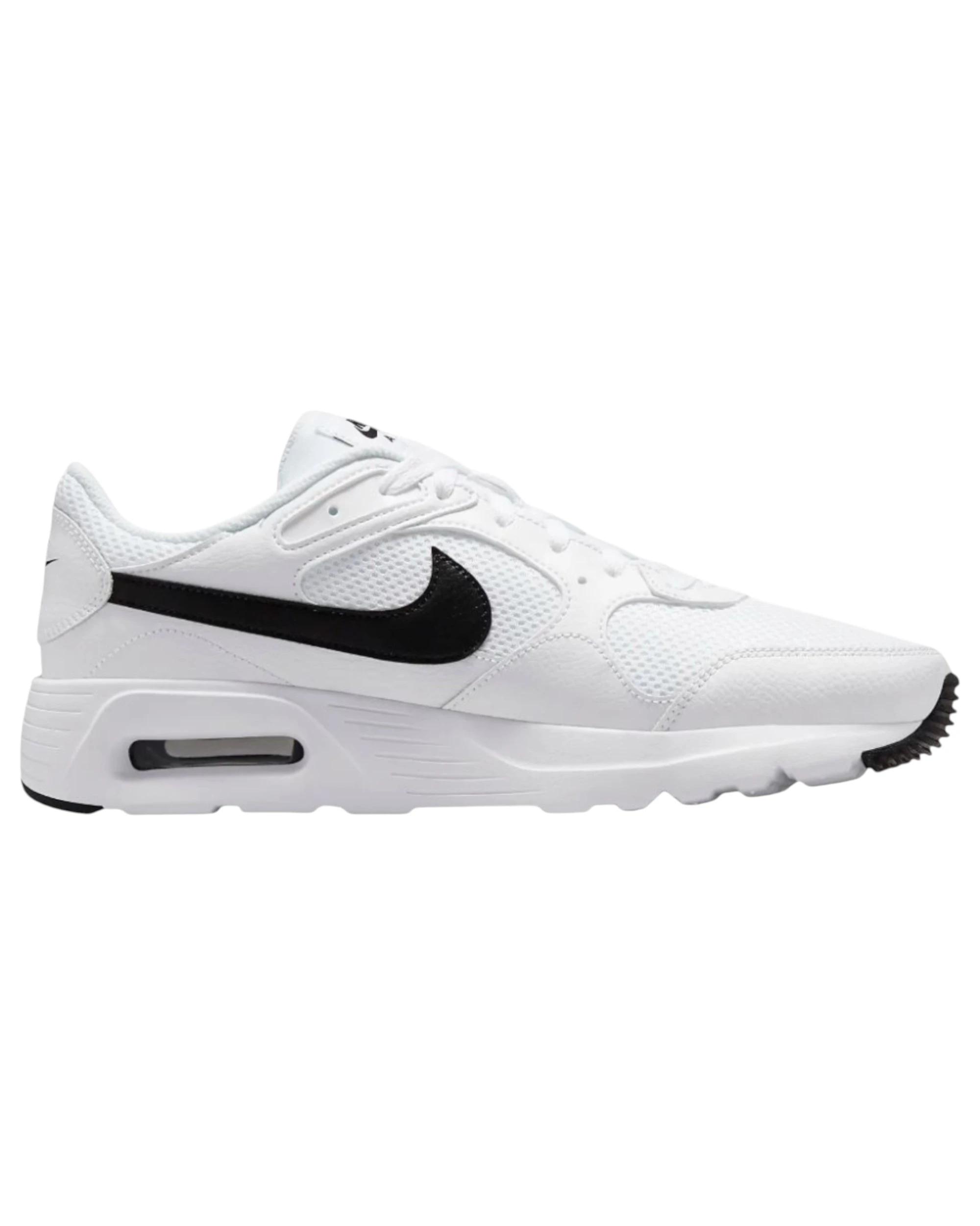 1 Nike Mens Air Max SC White/ Black Athletic Shoes WHITE, 1 of 8