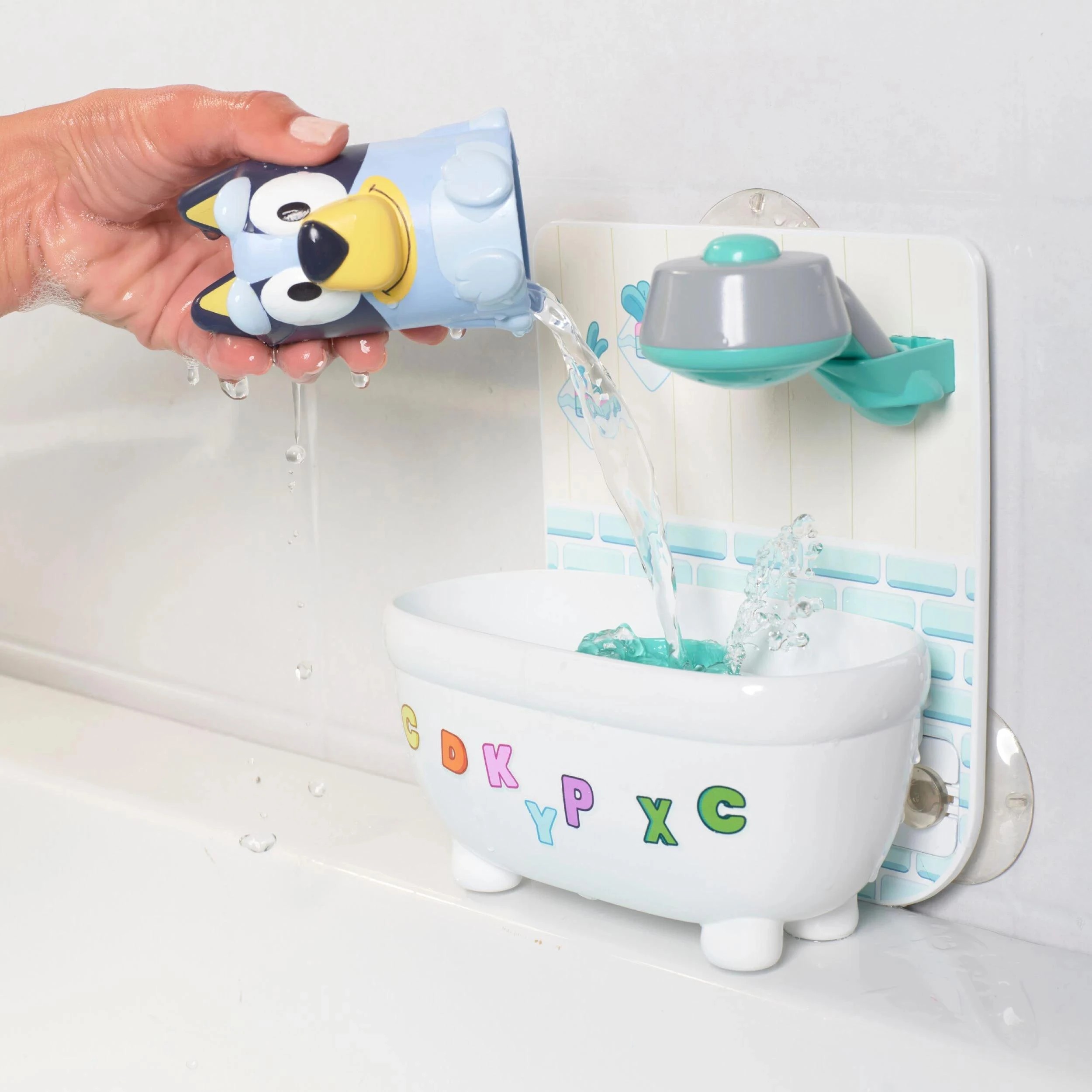 4 Bluey Shower & Scrub Bath Toy - Multi, 4 of 7