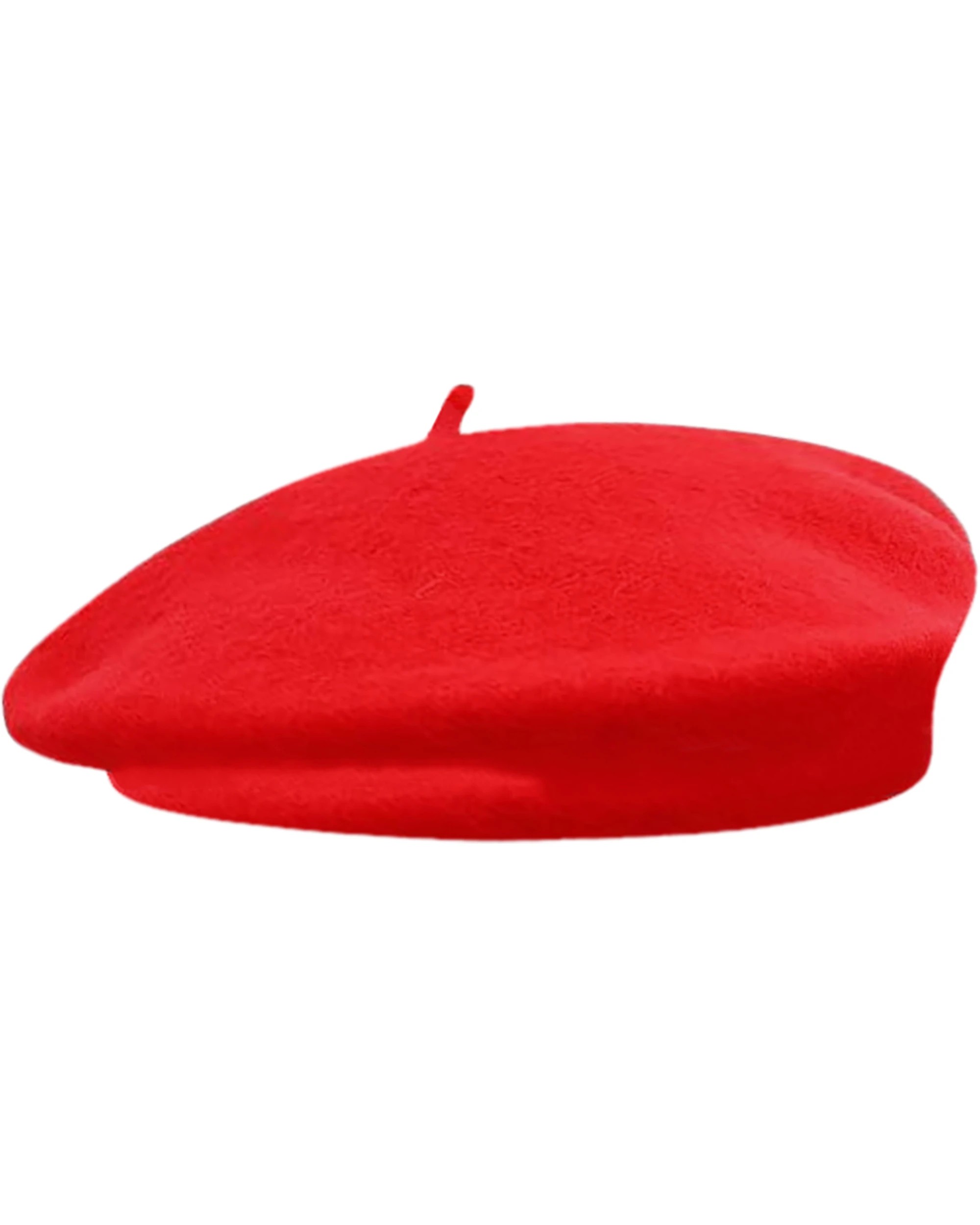 1 Partyrama Adult Red French Beret - Red, 1 of 4