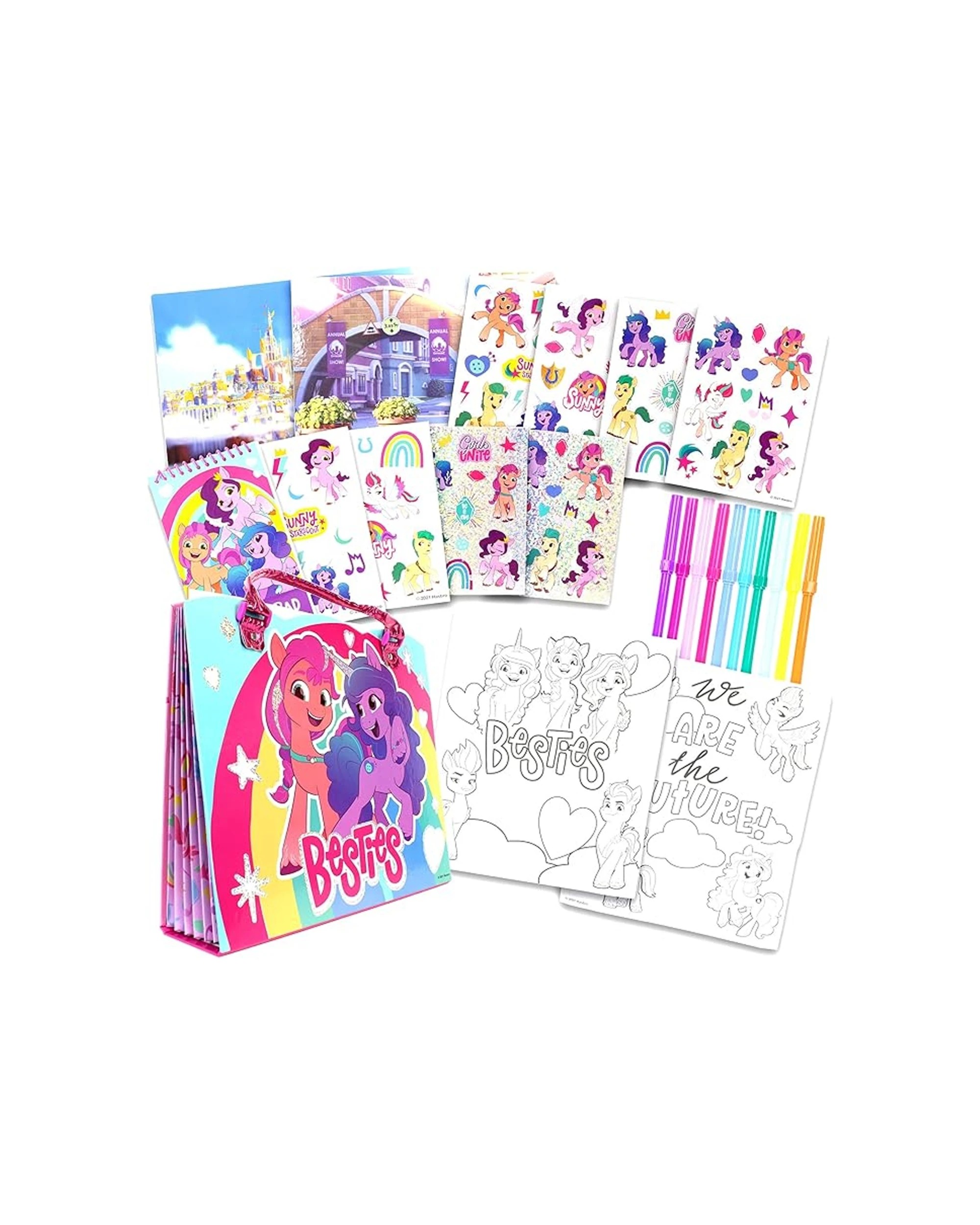 2 My Little Pony Dambulla Pty Ltd Tara 100pc Activity Tote Bag - One Size - Multi, 2 of 6