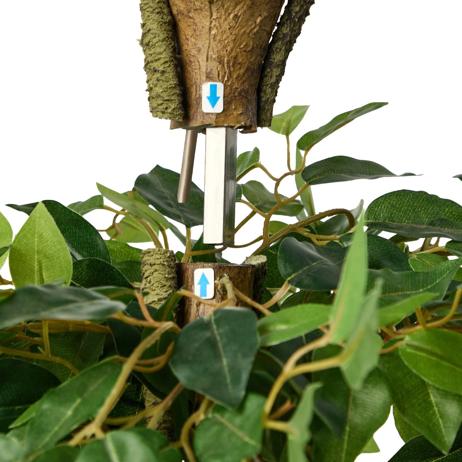 9 Livsip 180cm Artificial Ficus Tree Large Twisted Ficus - Green, 9 of 10