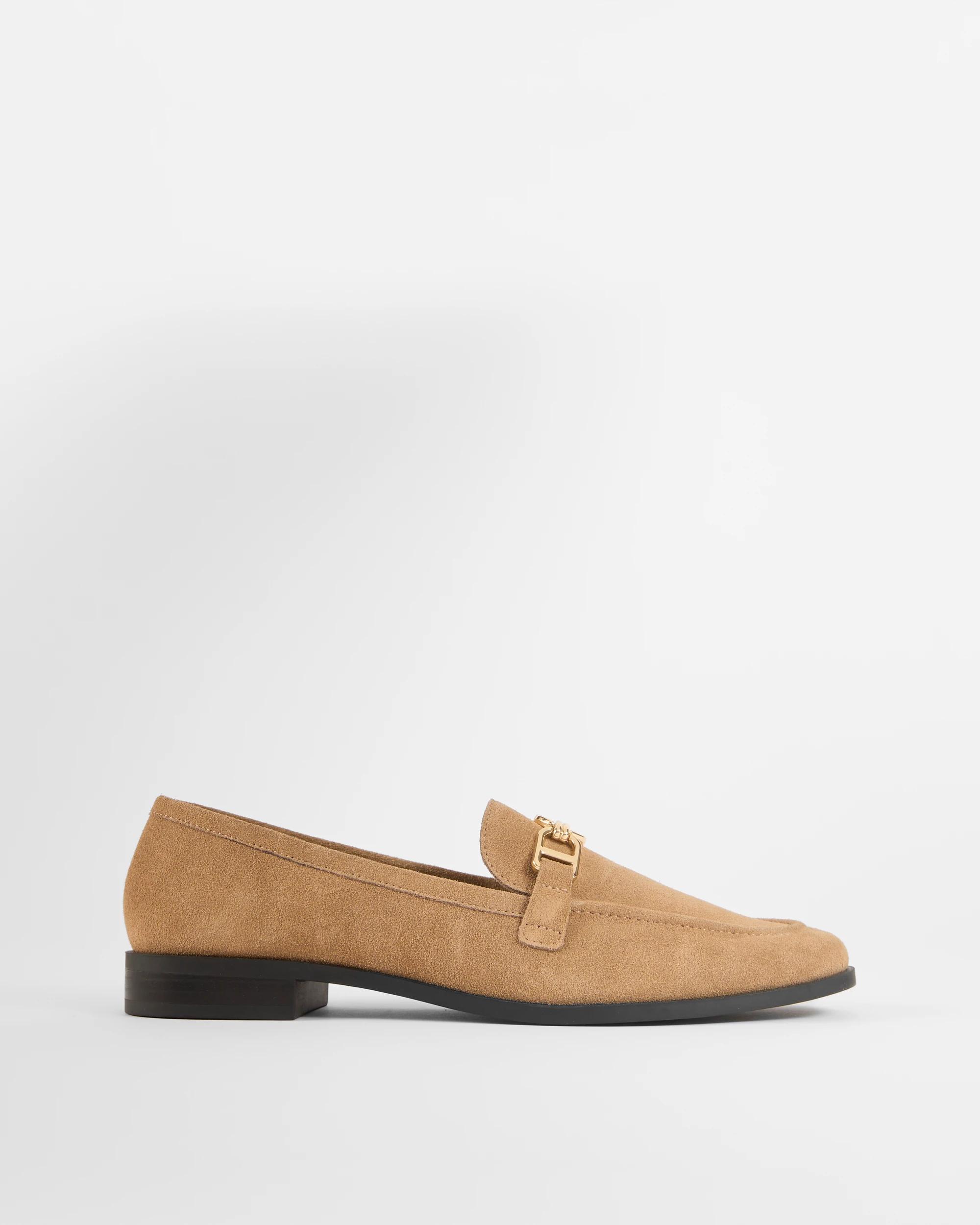 1 Target Woman Genuine Leather Loafer - Crawford TAUPE SUEDE, 1 of 3