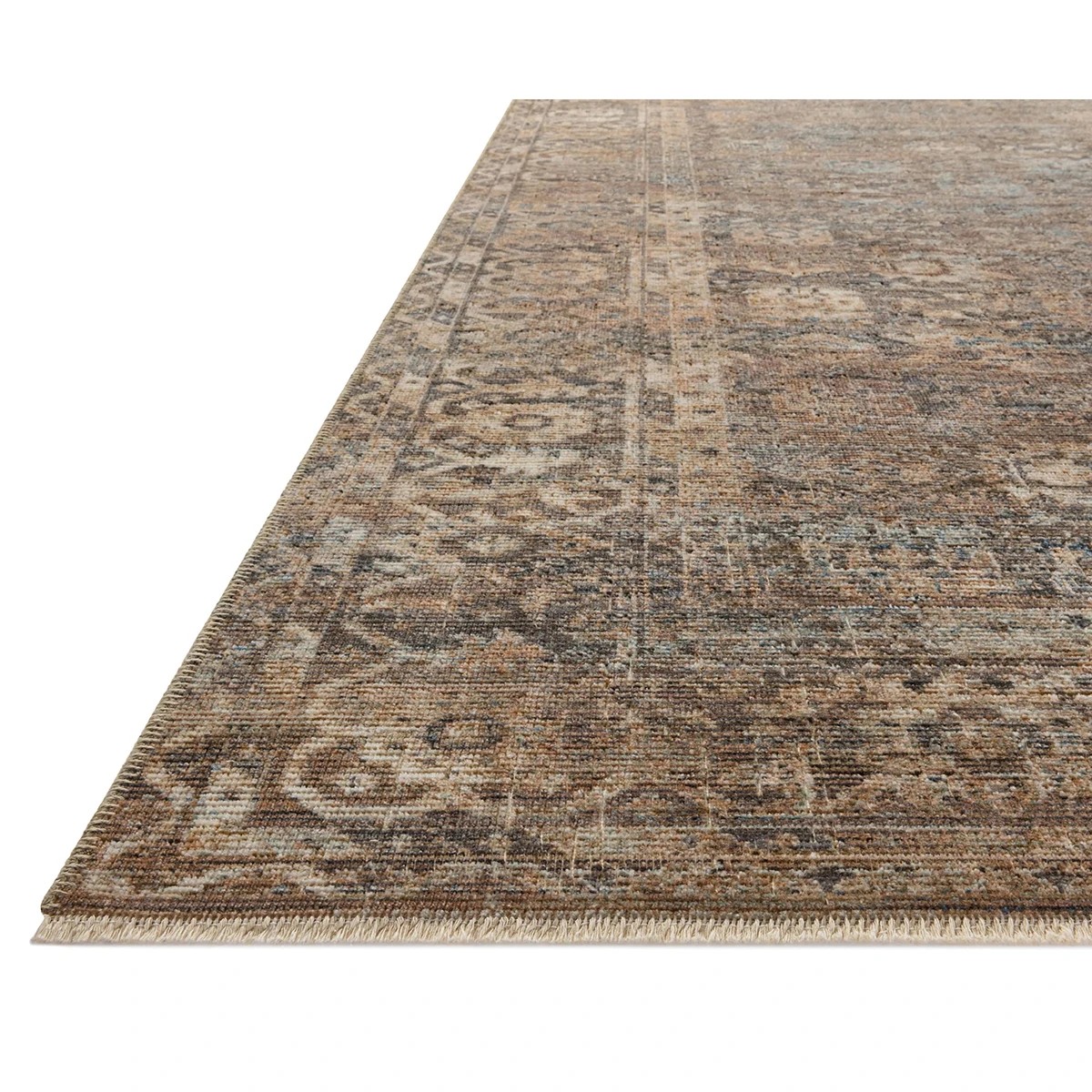 6 Common Ground Rugs Heirloom 07 370x300cm - Extra Large Power Loomed Floor Rug - Brown, 6 of 7