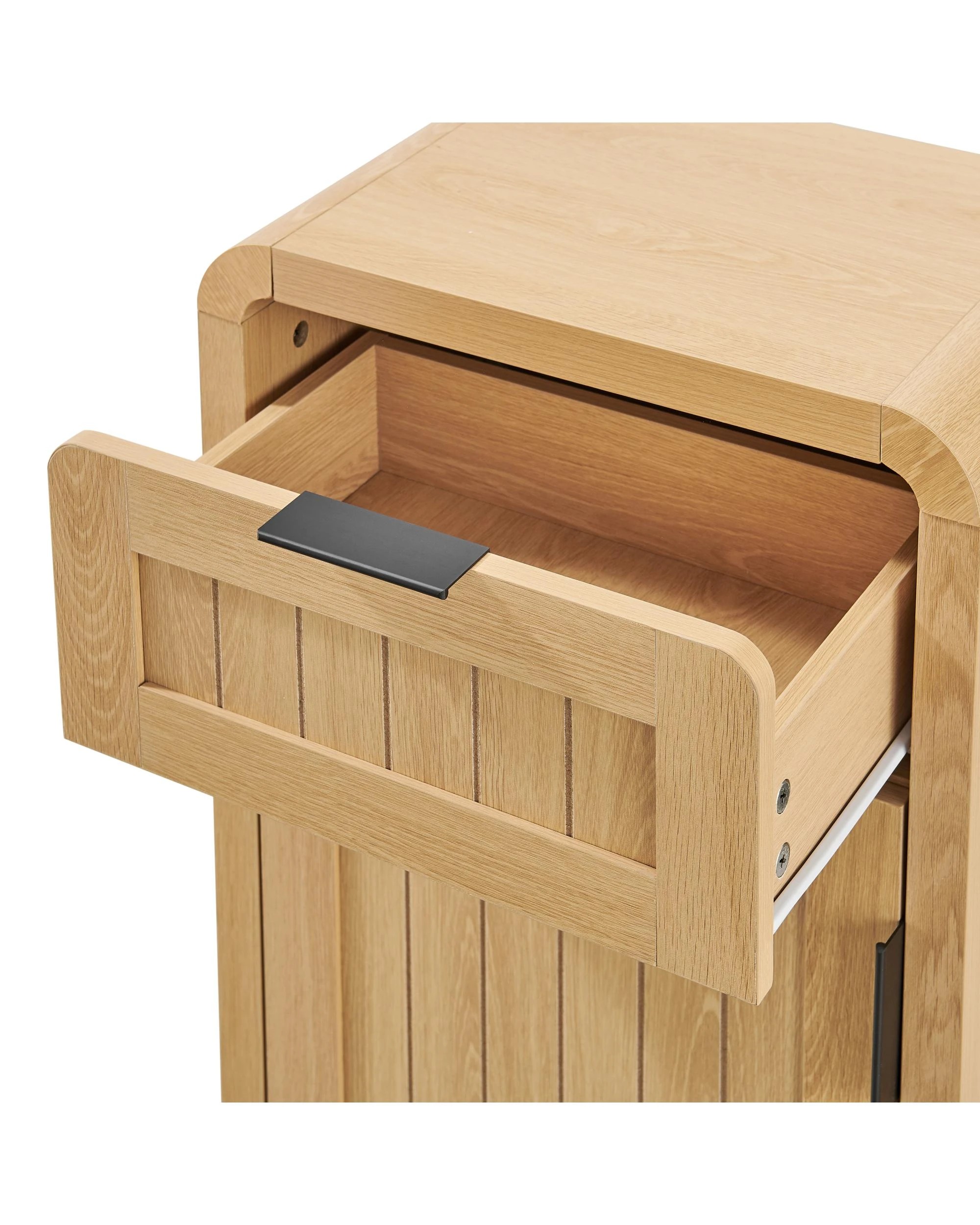 8 Kodu Bedside Cabinet 1 Drawer 1 Door - Natural, 8 of 9