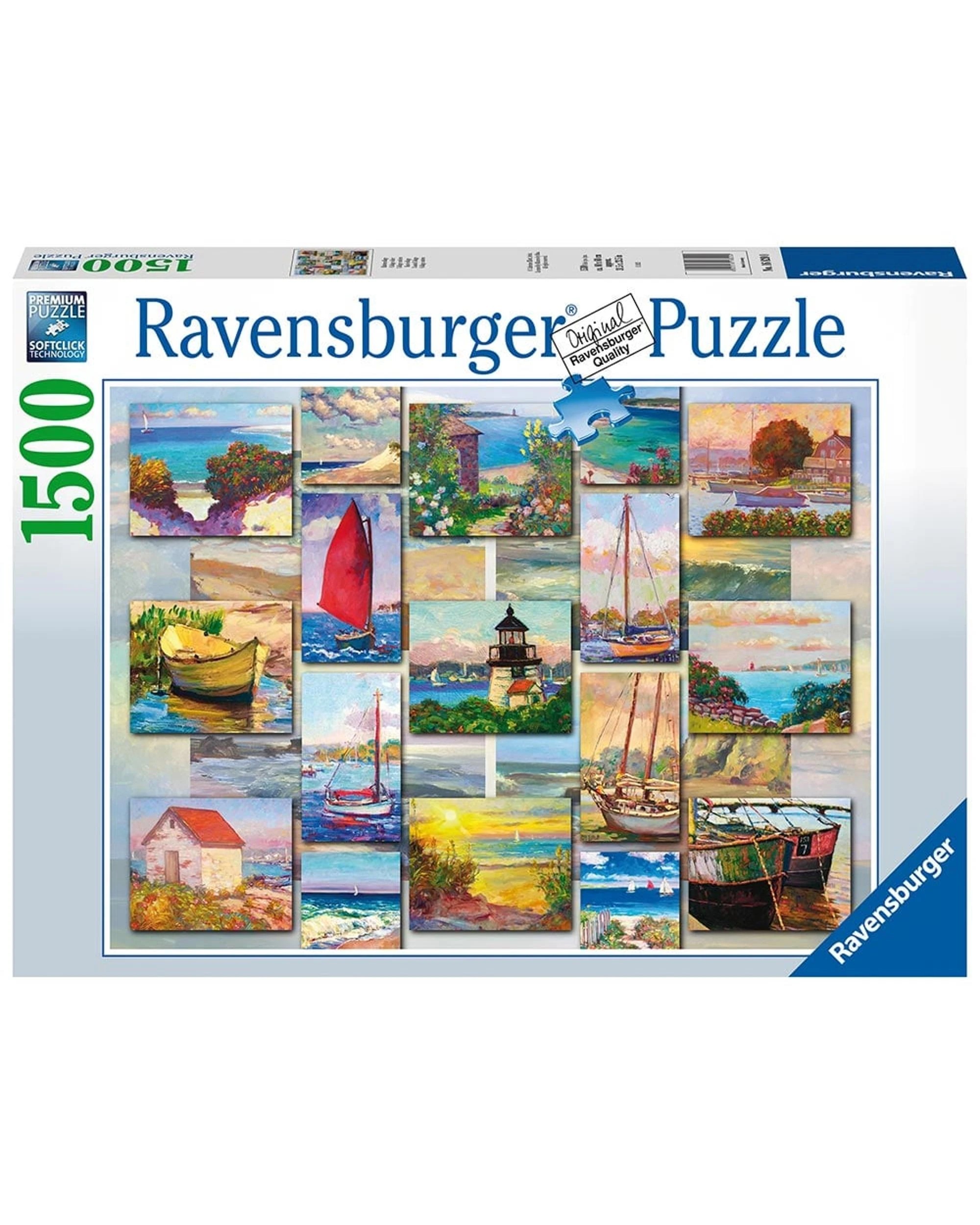 1 Ravensburger Coastal Cottage 1500 Piece Jigsaw Puzzle, 1 of 1