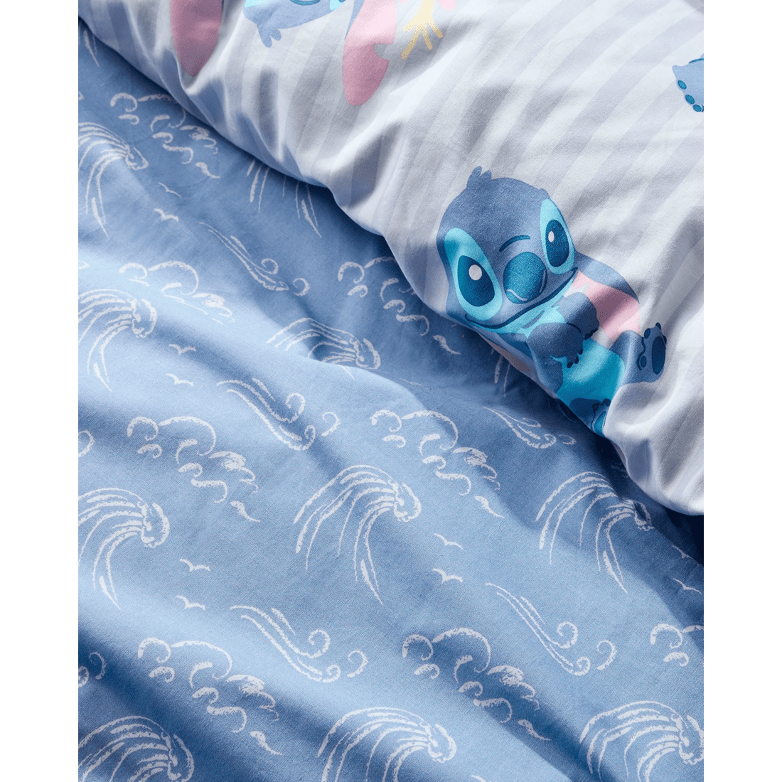 4 Disney Stitch Kids Cotton Quilt Cover Set
 - Double Bed
 - Blue, 4 of 4