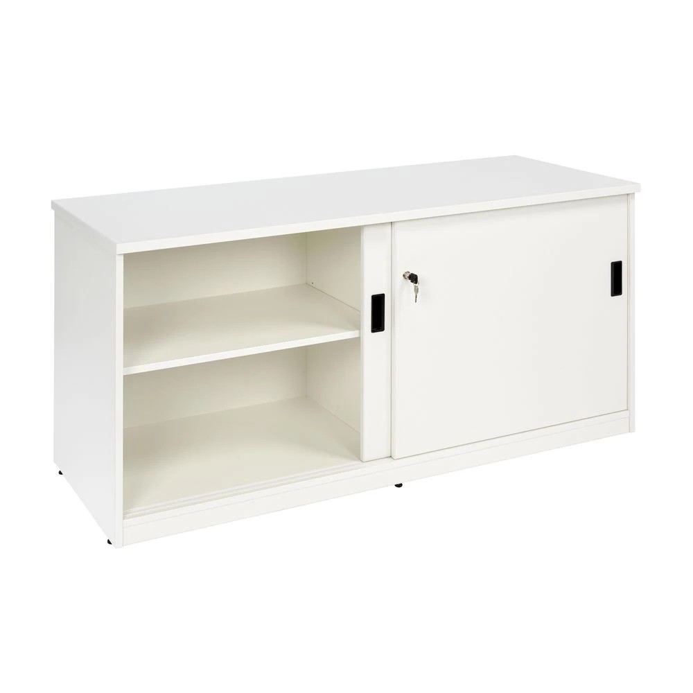 3 Stilford Professional Sliding Door Credenza 1500mm White Cabinets Cupboards, Lockers and Credenzas, 3 of 4